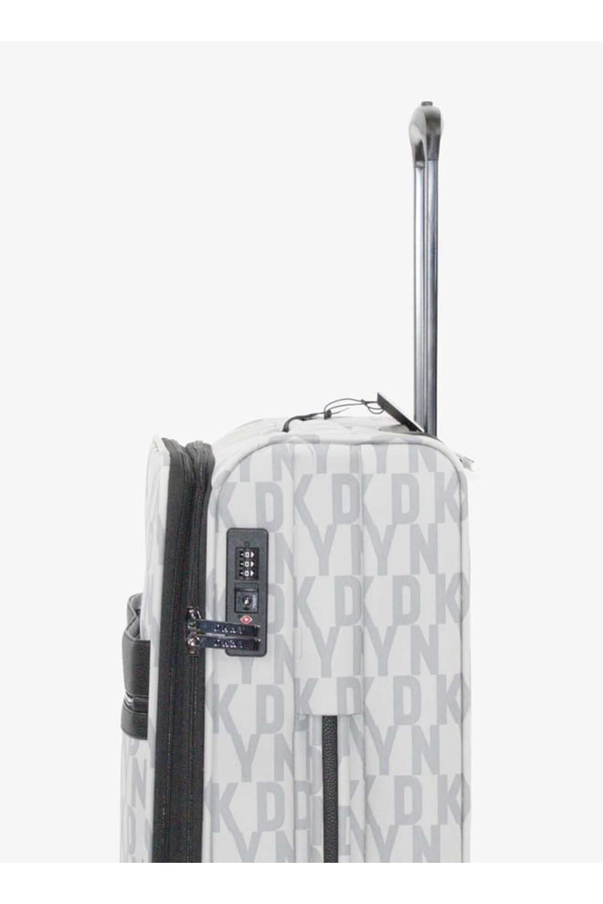 Dkny-Logo Print Softcase Trolley Bag With Retractable Handle 24''-m - Check-in 2