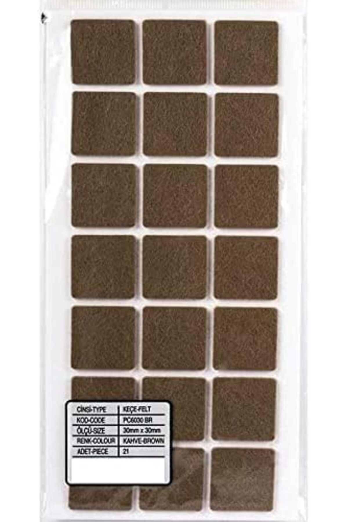 STOREMAX lbstorex Yapışkanlı Keçe 30 * 30 Mm 21 Adet Newdsng 1116818