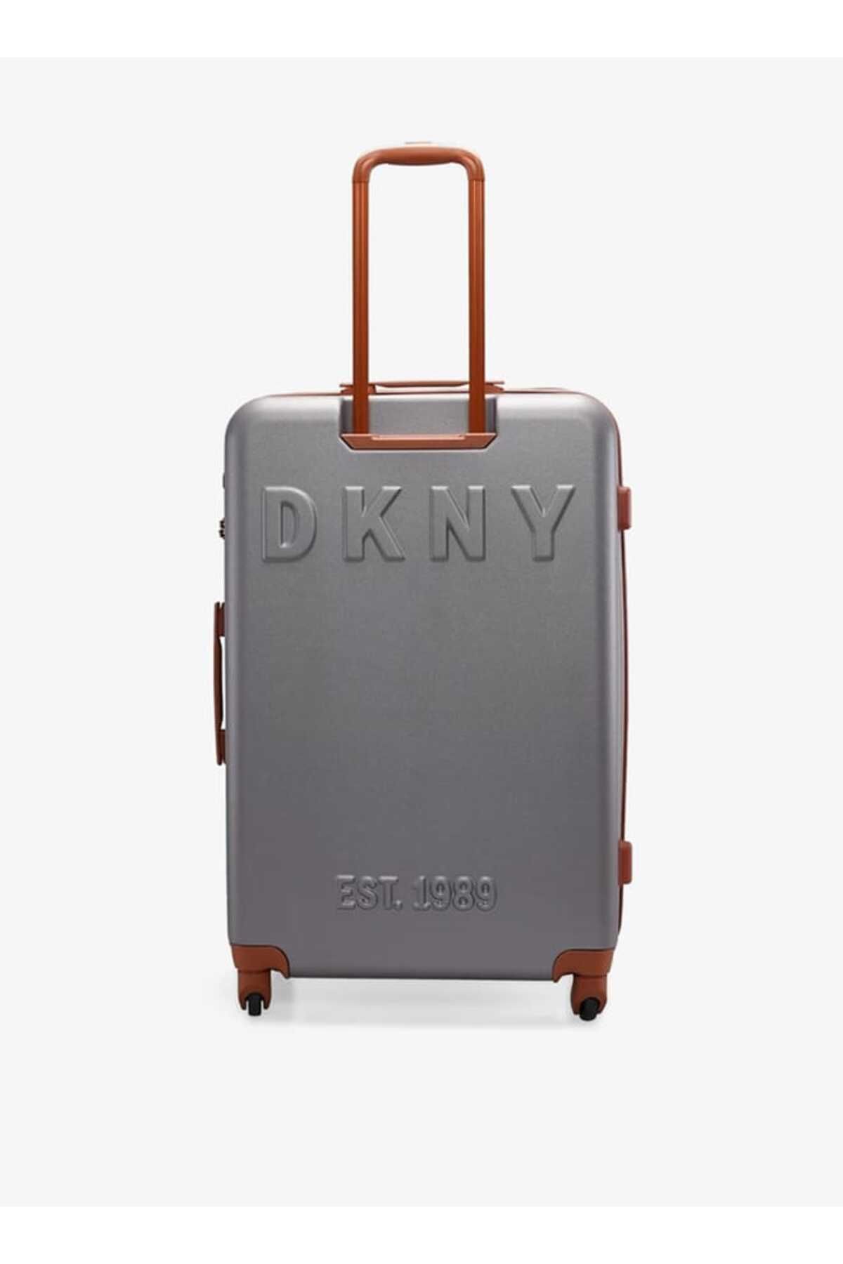 Dkny-Logo Detail Hardcase Trolley Bag With Retractable Handle 28''-l - Check-in 2