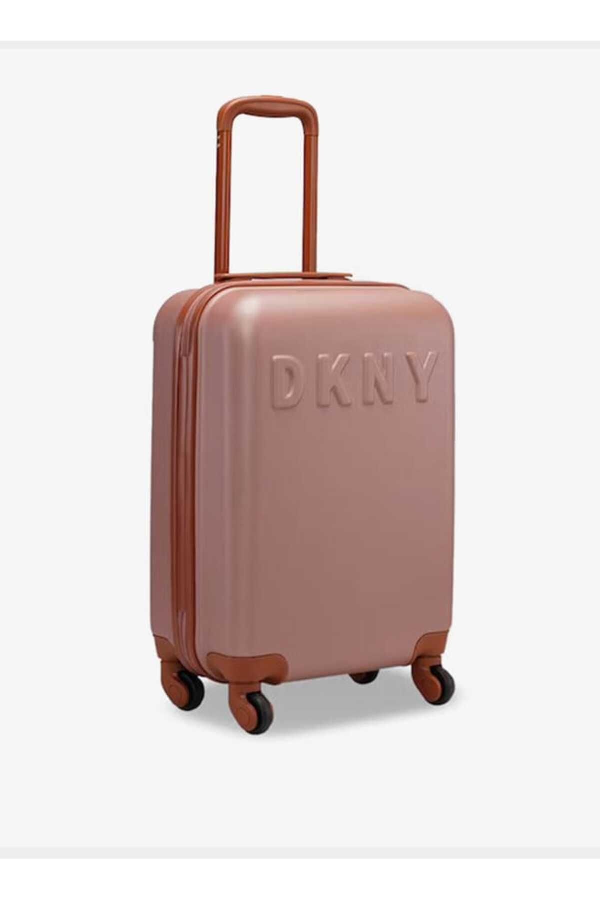 Dkny-Logo Detail Hardcase Trolley Bag With Retractable Handle 20''-s - Cabin 2