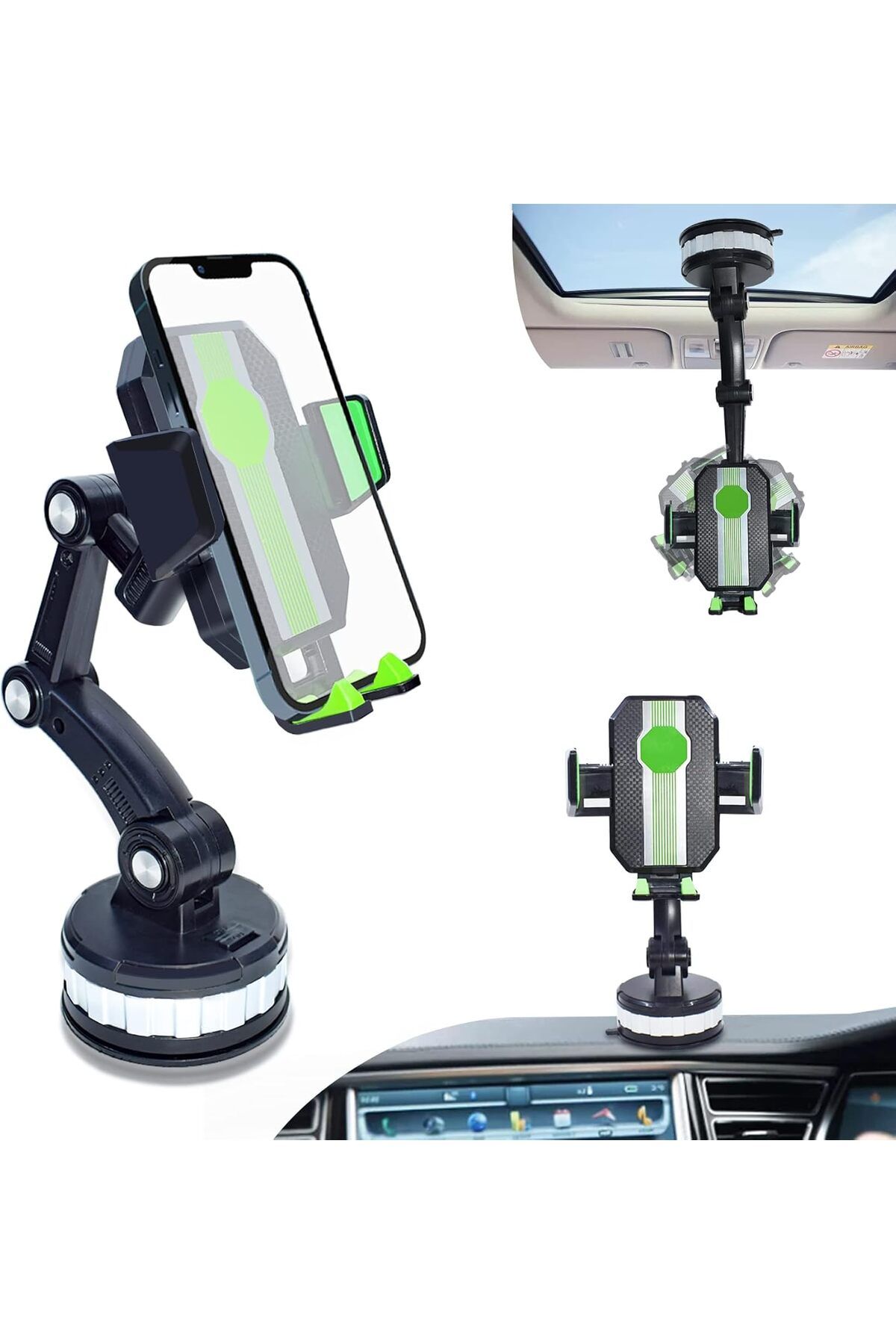 STOREMAX htpshopmx Araç Telefonu Tutacağı, Vantuz, Telefon Standı, Güçlü Telefon Tutacağı, Araç Mon