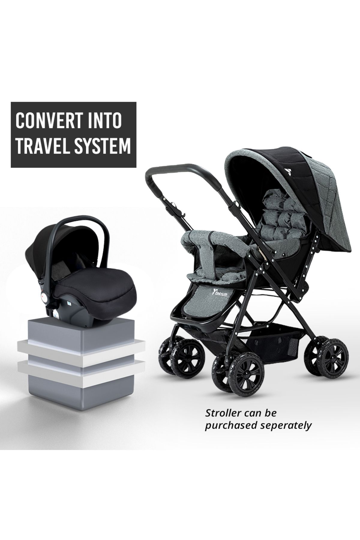 TEKNUM-Teknum Travel Car Seat - Black 6