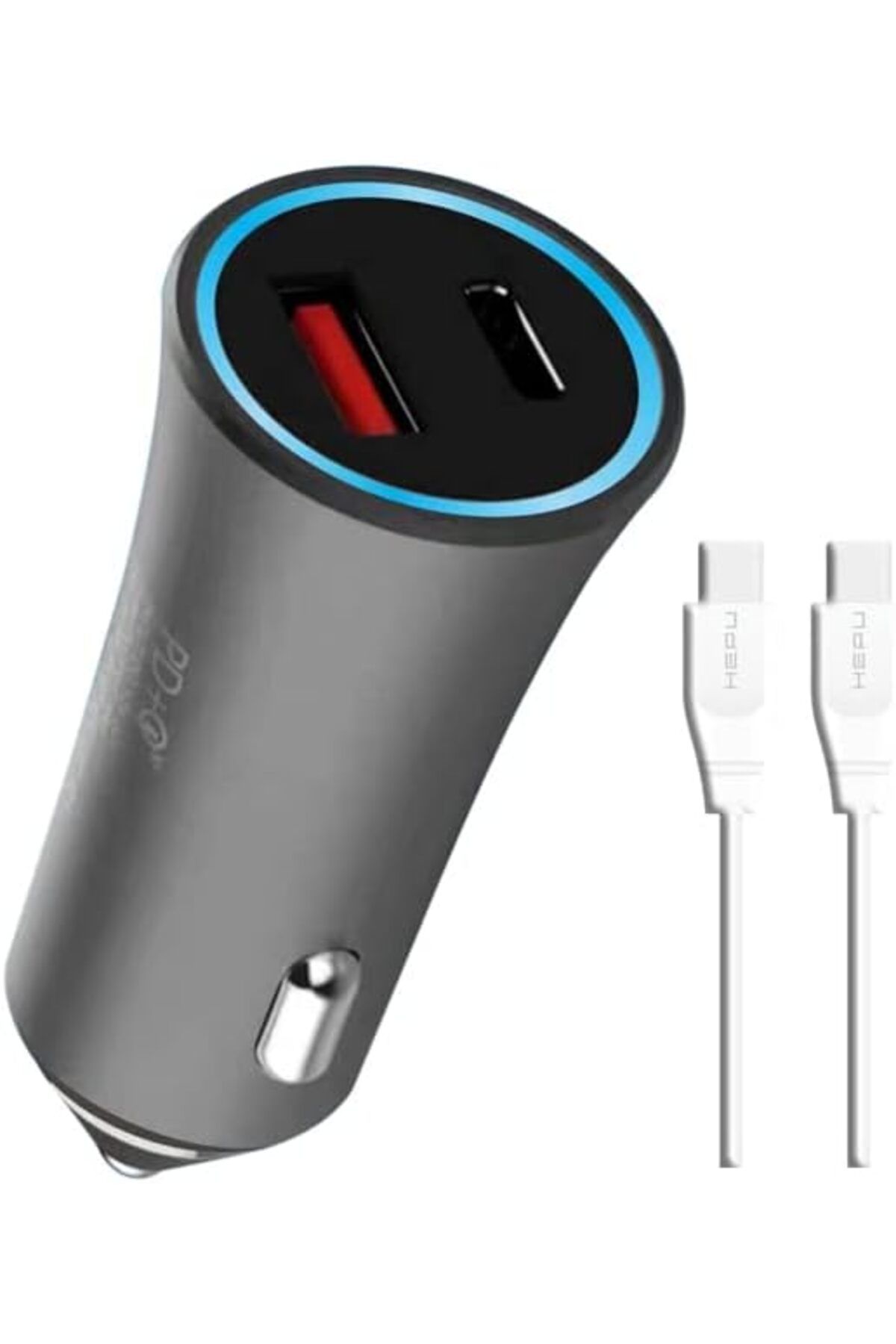 STOREMAX Hepu Araç Içi Şarj Cihazı 3.0 A Qualcomm Pd 20 Watt Fast Hızlı Şarj Aleti Metal Çakma