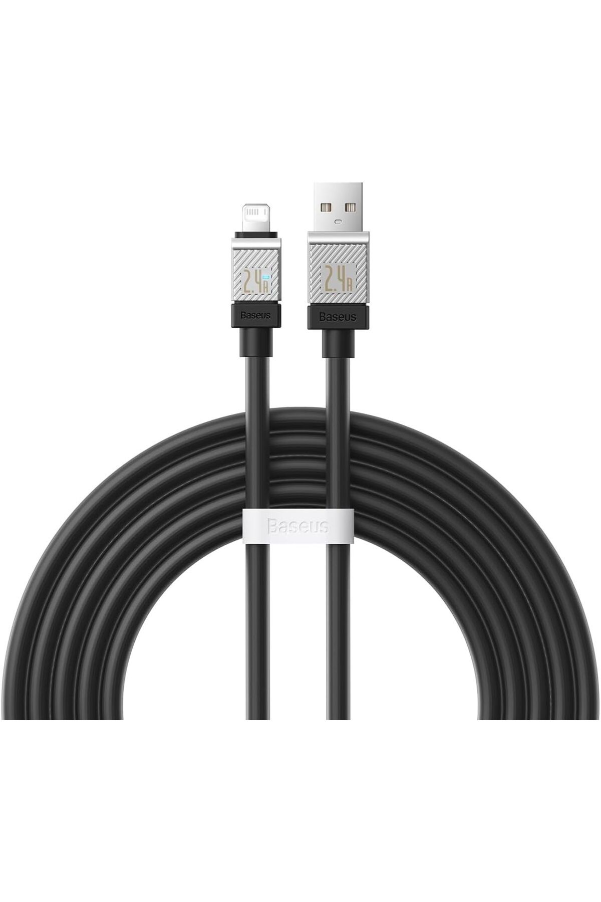 STOREMAX lbstorex CoolPlay Serisi Hızlı Şarj Kablosu USB to iP 2.4A, 2m, Siyah Newdsng 1116818