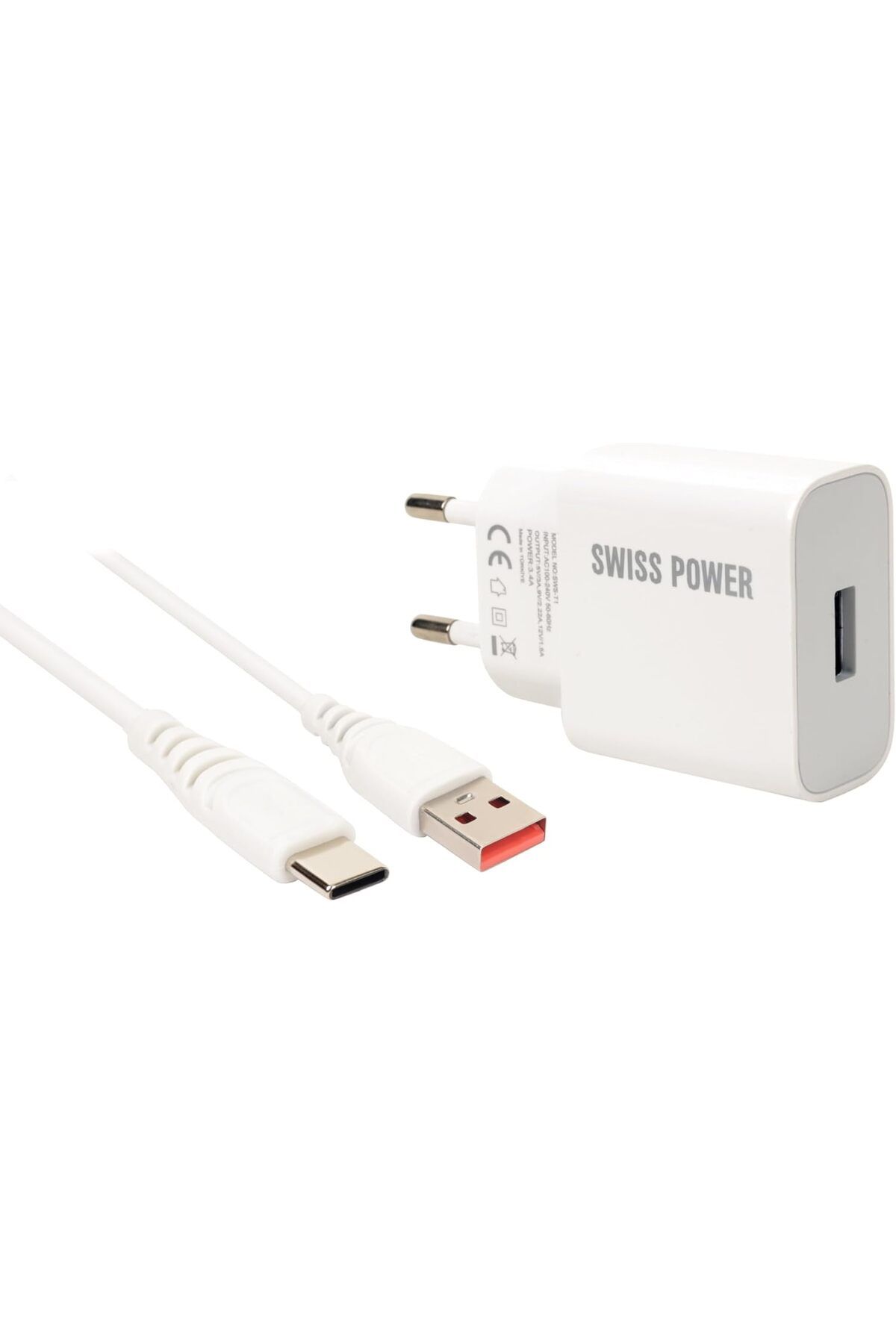 STOREMAX sellbuystore Swiss Power 18w 3.0 Type-C Hızlı Şarj Seti SWS-T1 - Beyaz 1053513