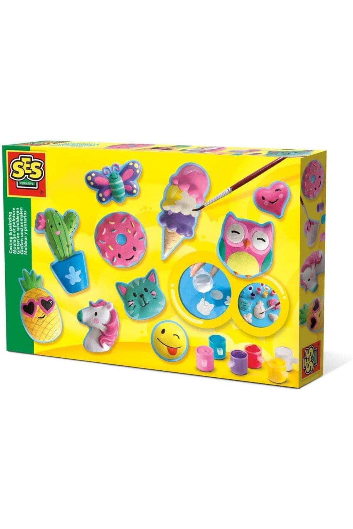 STOREMAX Creative Kalıba Dök ve Boya - Mutlu Figürler