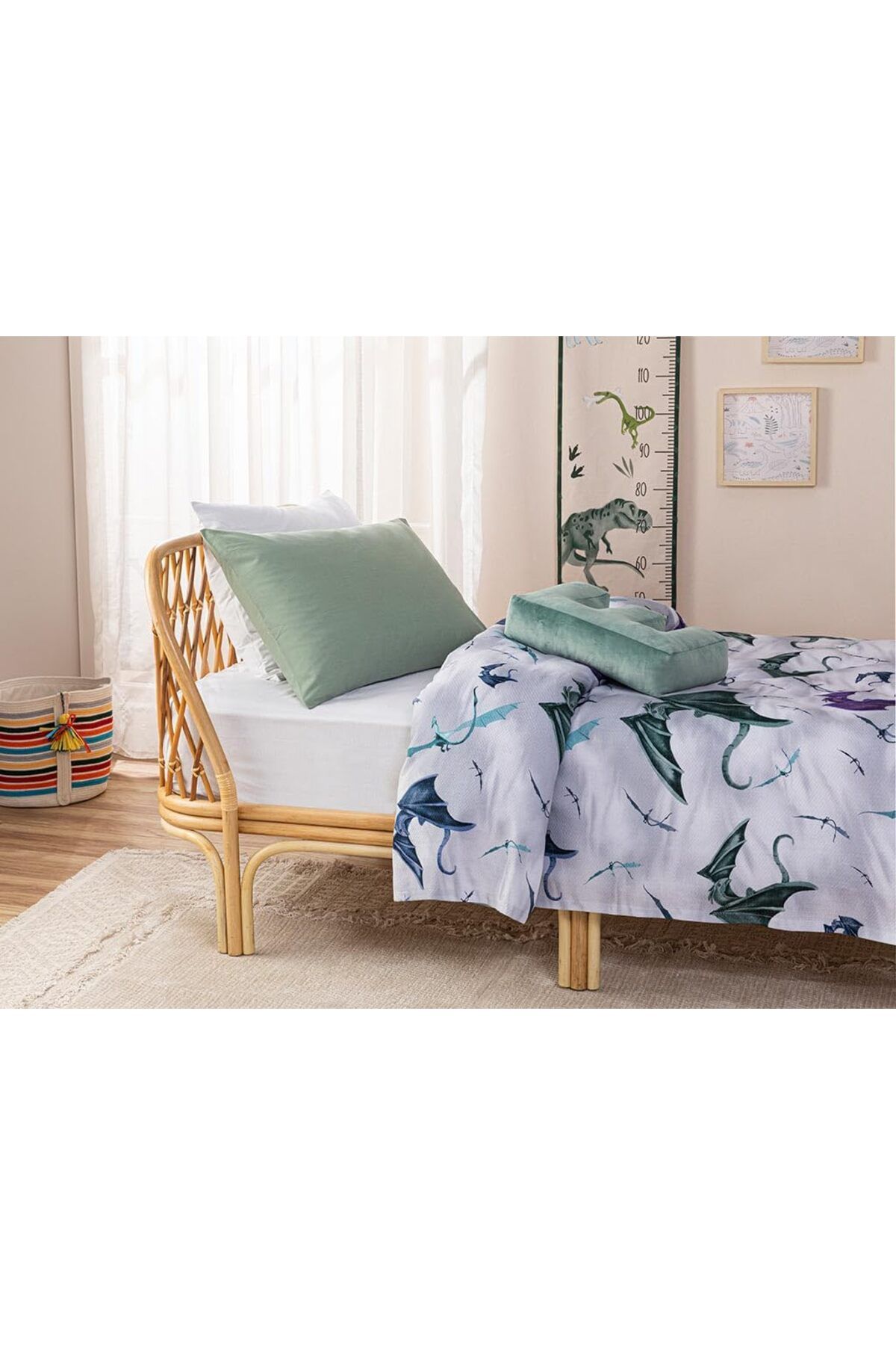 STOREMAX srhtDS Home Ejderha Pamuk Çocuk pike 150x200 cm Gri Desing 266450