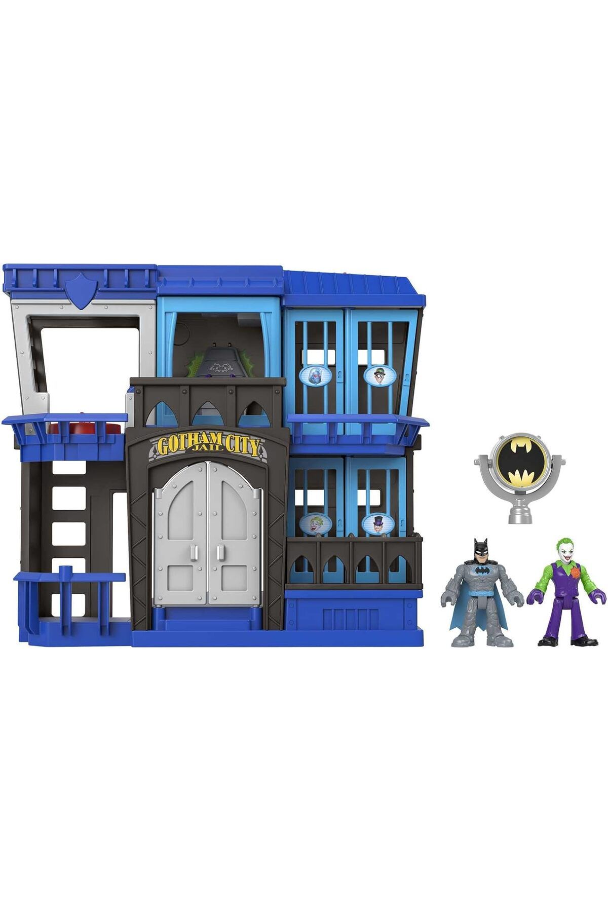 STOREMAX Price Imaginext DC Super Friends Yeni Gotham City Hapishanesi, Batman ve Joker figürlü