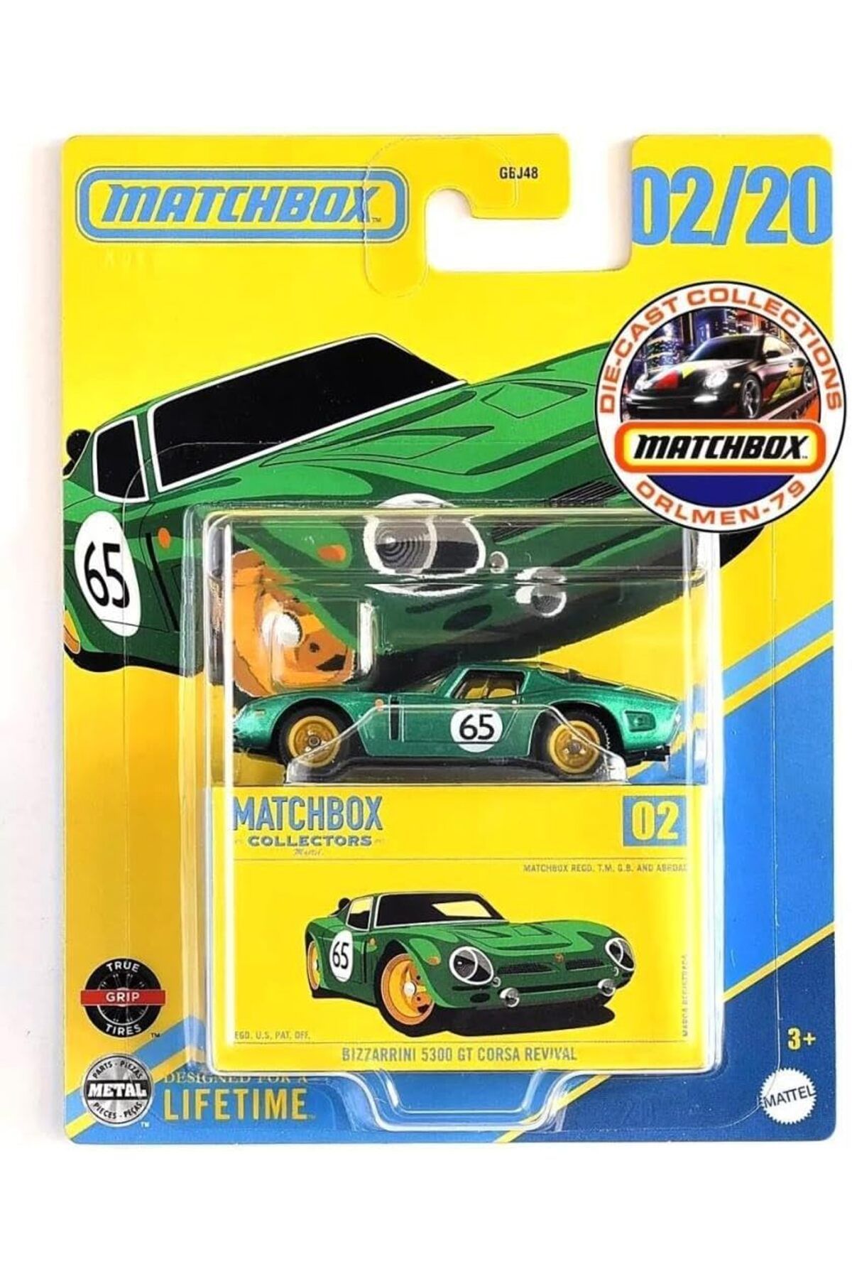 STOREMAX nffashopm Koleksiyon Araçlar GBJ48 - JCL33 BIZZARRINI 5300 GT CORSA REVIVAL storestarx 1051353