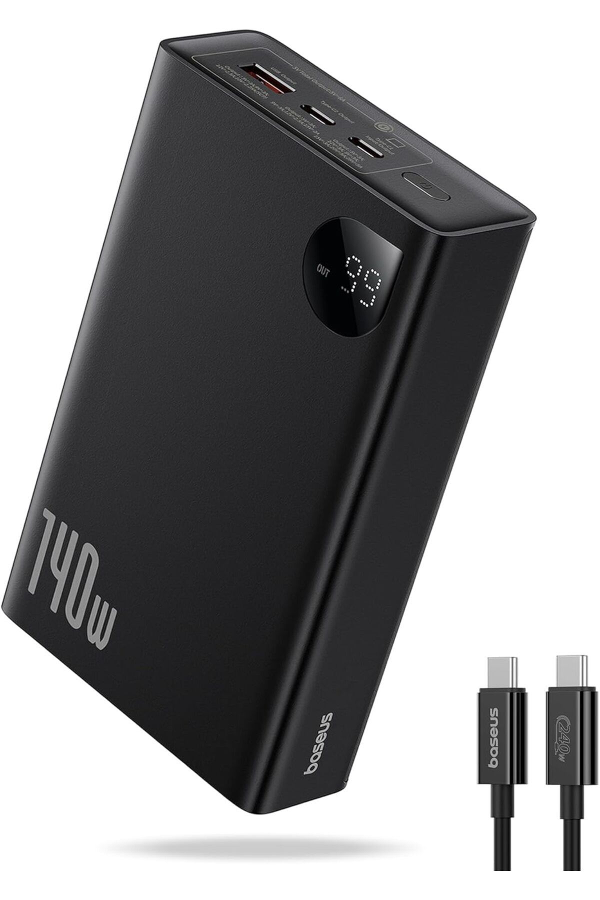 STOREMAX sellbuystore Adaman Overseas Edition 24.000 mAh Digital Display 140W Powerbank-Siyah 1053513