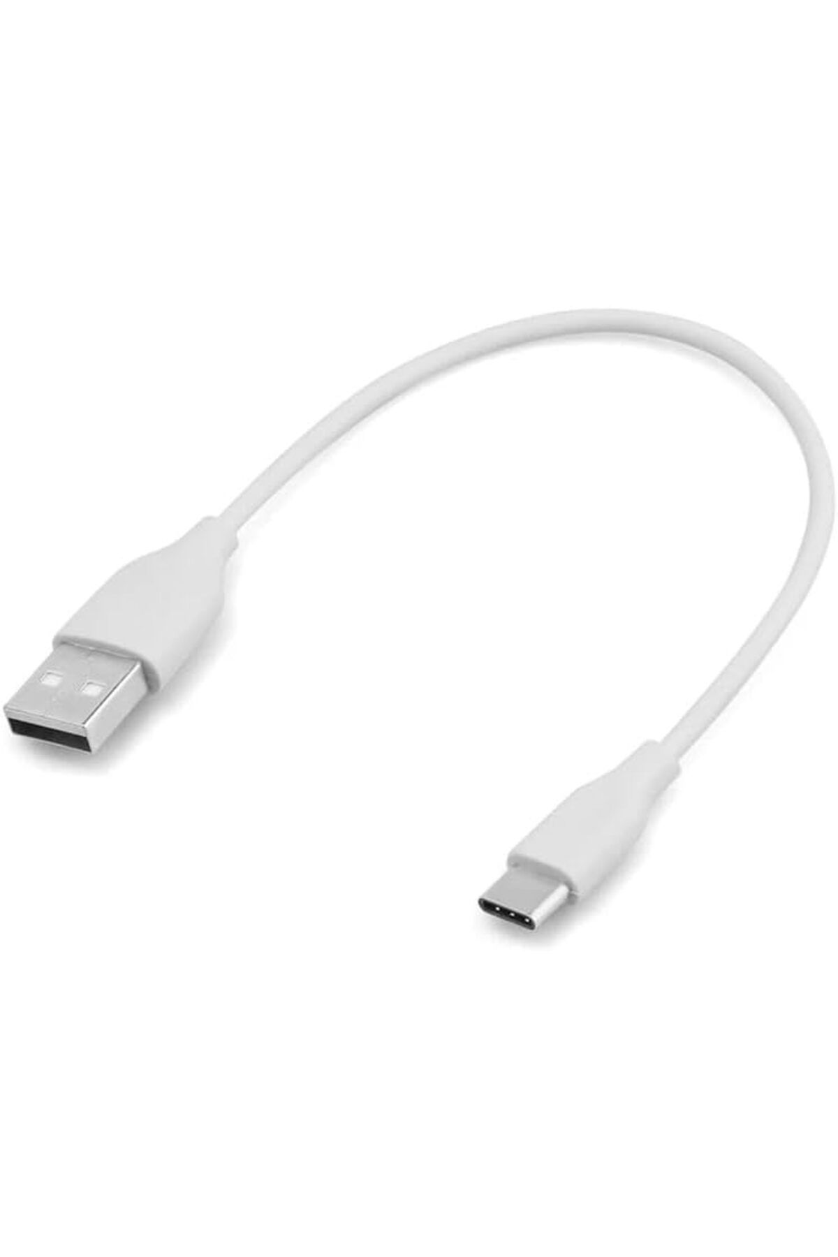 STOREMAX nffastore Yetty Type-C Kısa Hızlı Powerbank Şarj ve Data Kablosu 2.1A Beyaz 20cm (Type-C) Star C
