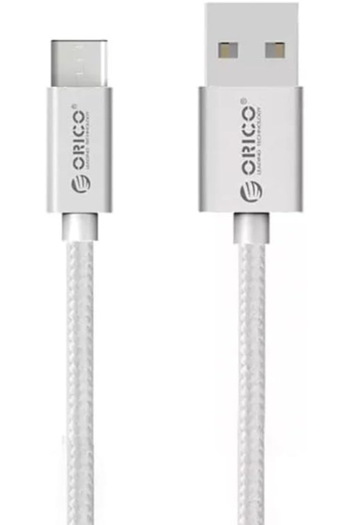 STOREMAX lbstorex USB to Type-C 3A Örgülü Data ve Şarj Kablosu 1 Metre Gümüş Newdsng 1116818