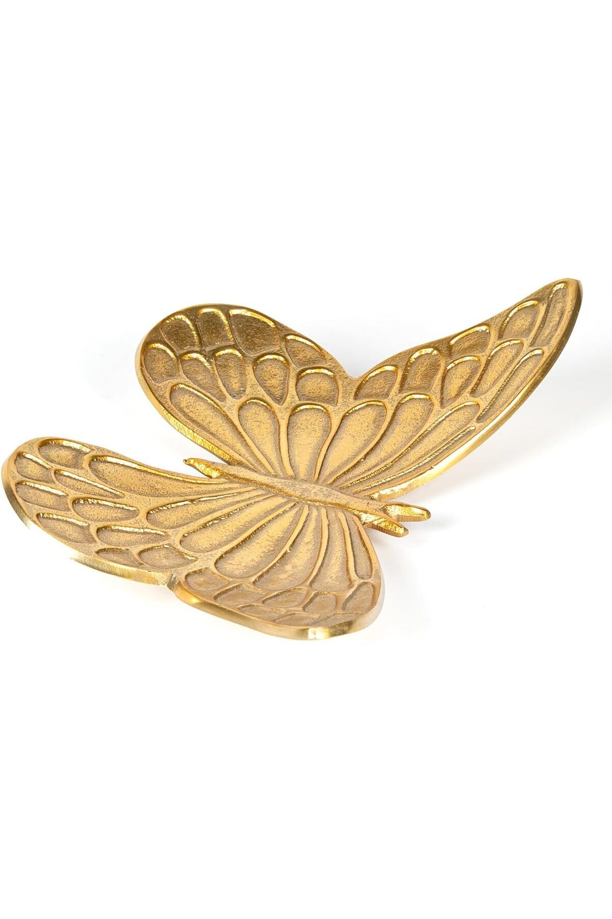 STOREMAX htpshopmx Dekoratif Metal Kelebek Tabak Gold 32x5x19 Cm. str http 1092444