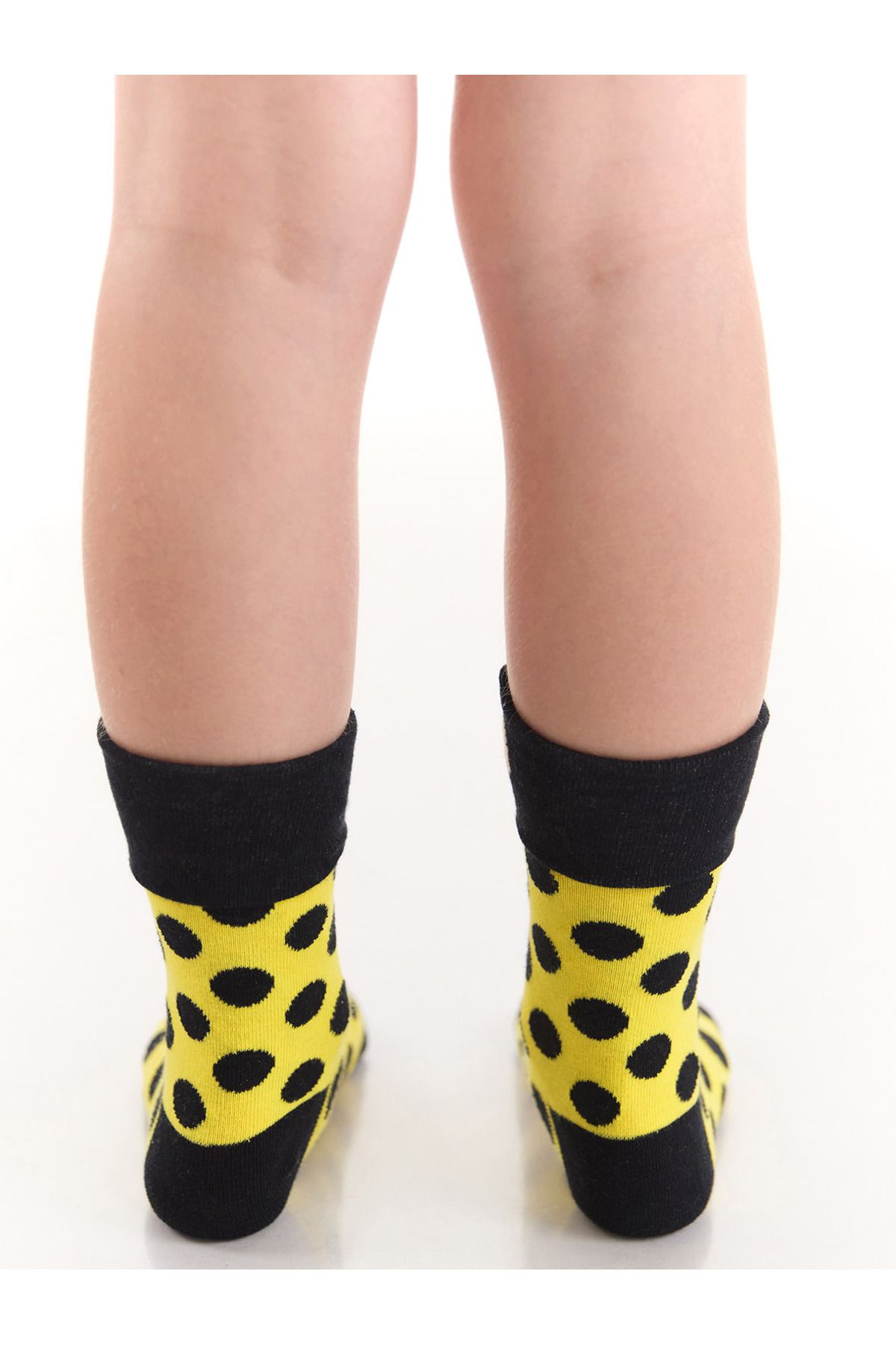 Denokids-Arı Girl Gelb Schwarze Socken 2er-Set 2