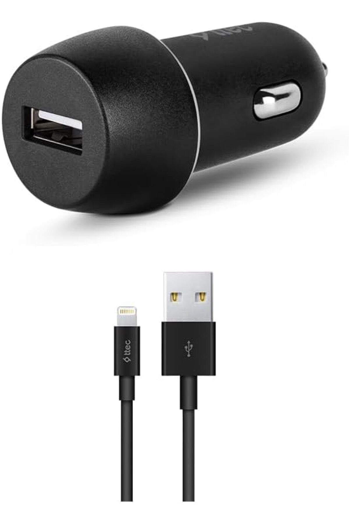 STOREMAX SmartCharger 2.1A Araç Şarj Aleti + Lightning Kablo Siyah StarColxlection 655141
