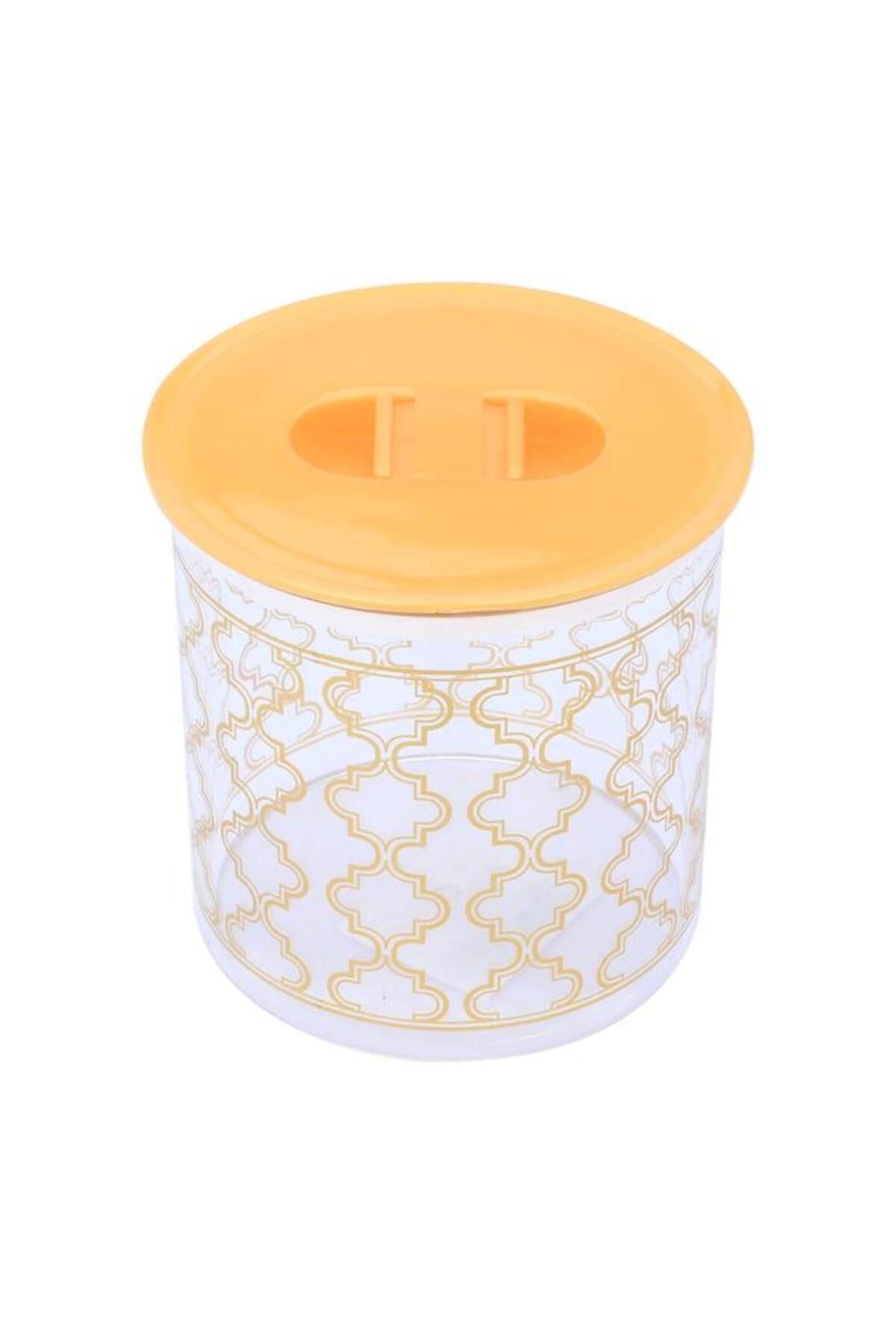 ALSAIF-Plastic Container Round 2000 Ml Transparent 2