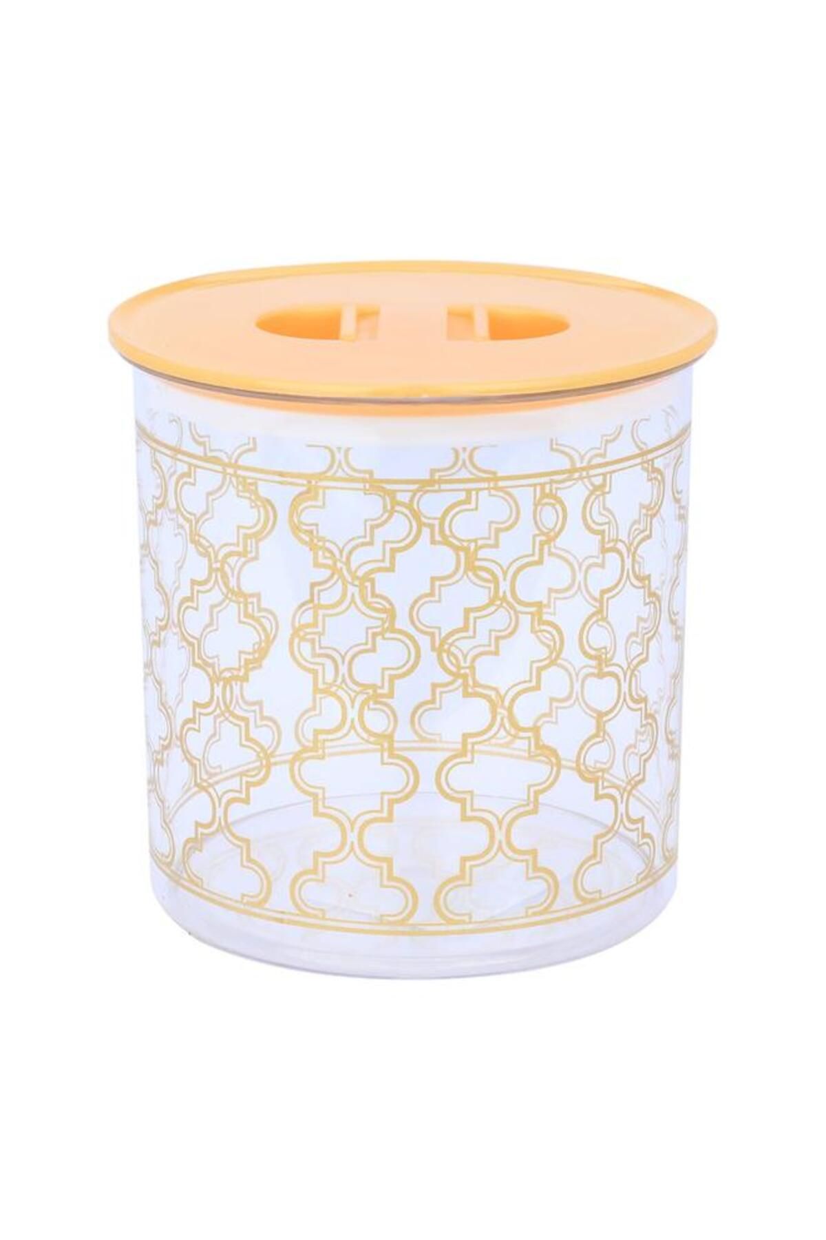 ALSAIF-Plastic Container Round 2000 Ml Transparent 1