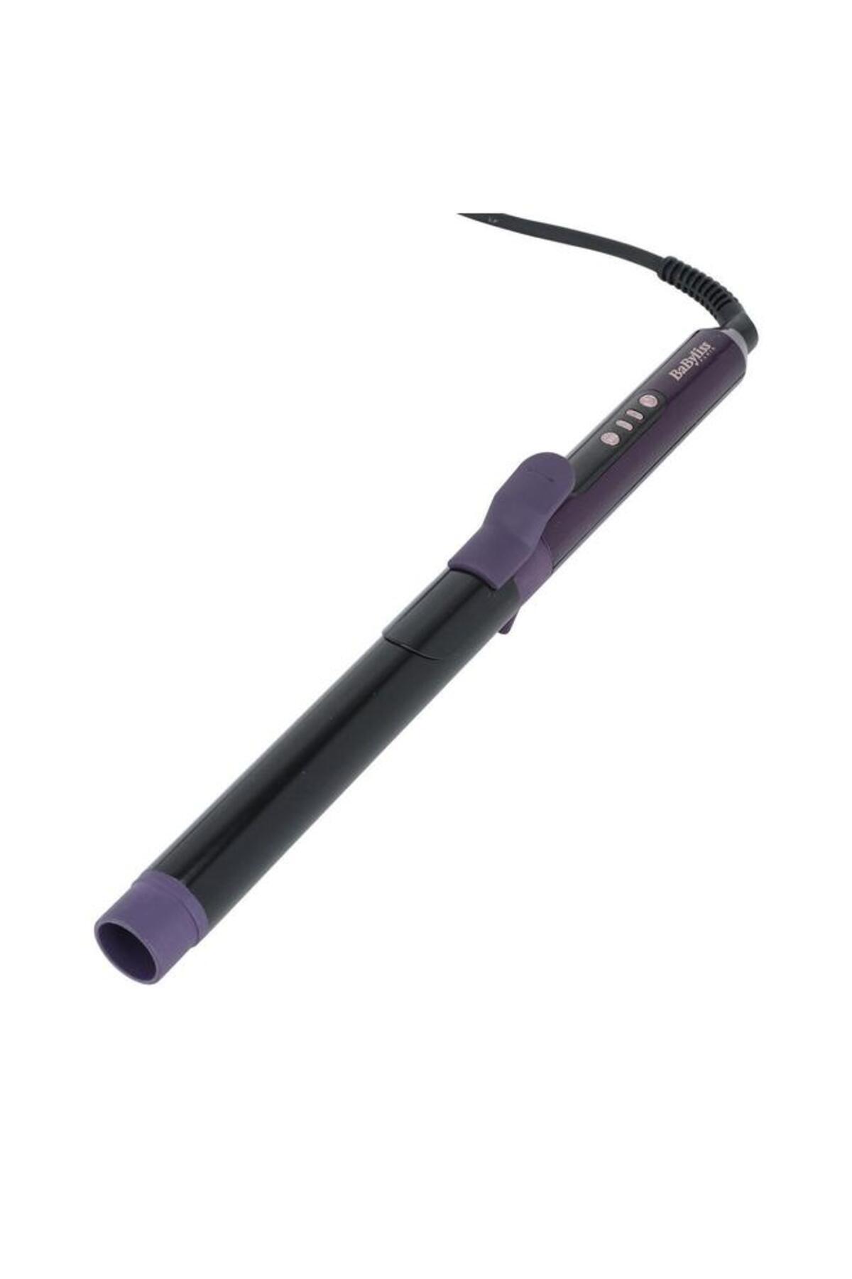 ALSAIF-Hair Curler 6 Heat Levels 25Mm Ceramic Plates 160 210 Degrees Purple 6