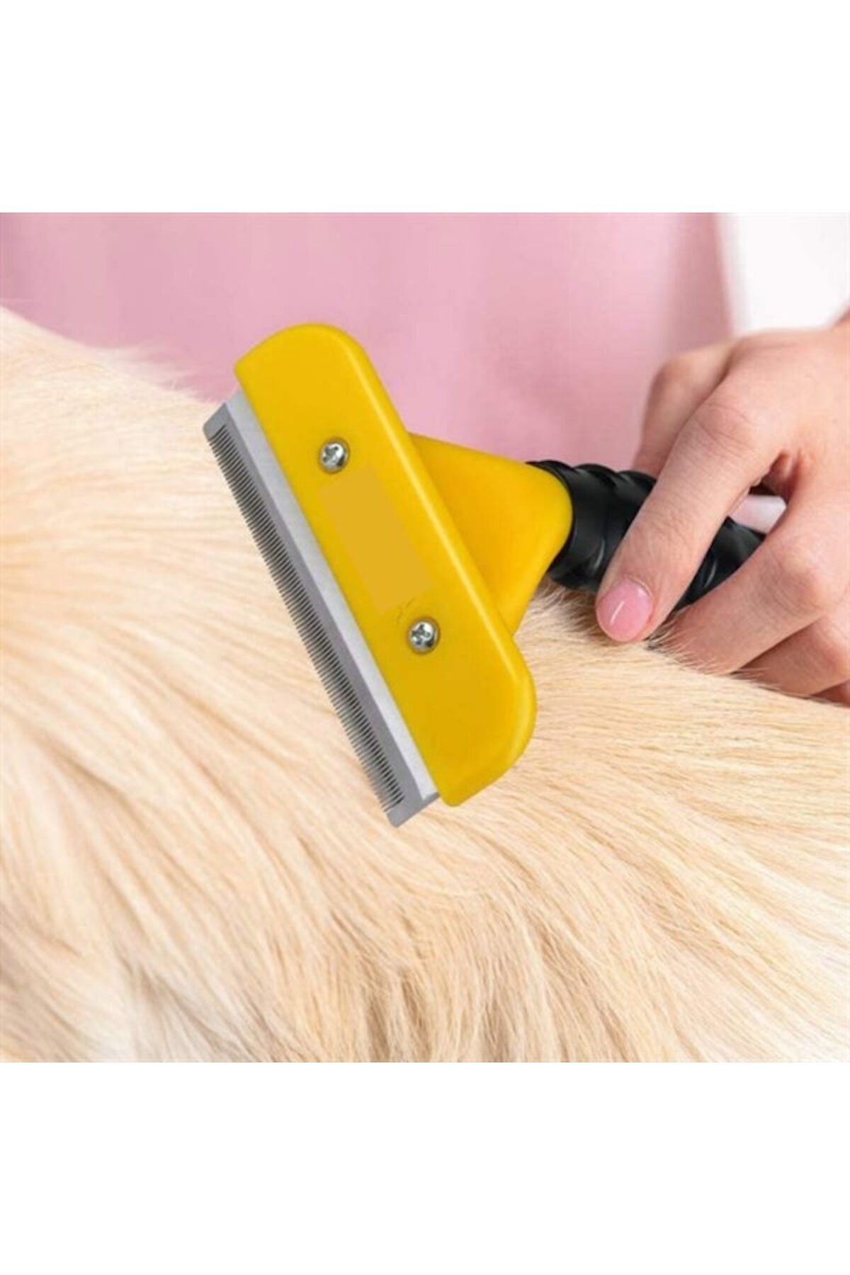 SANEC 10 cm Kedi Köpek Tarağı Fırçası Tüy Alıcı Toplayıcı Tarak Fırça