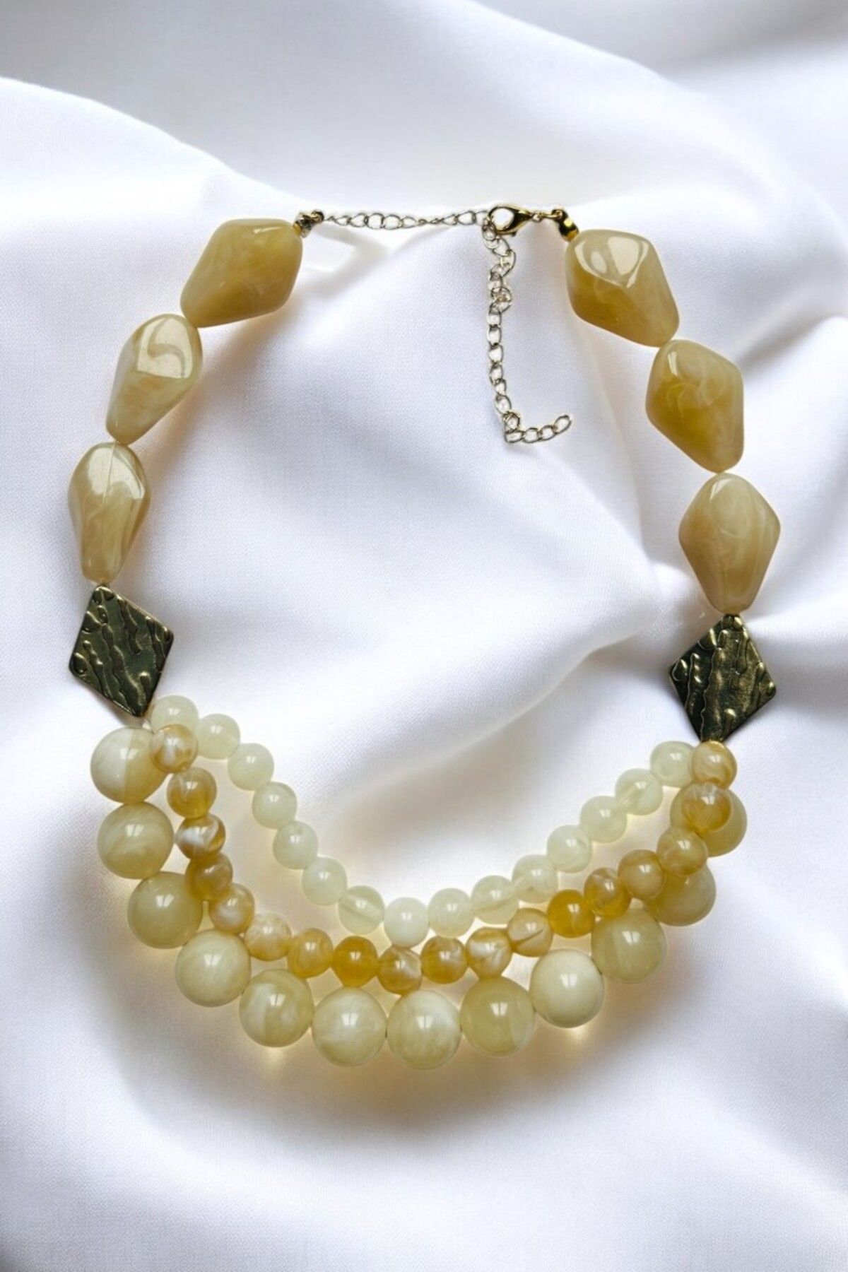 PETEK AKSESUAR-Acrylic Bead Style Necklace 2