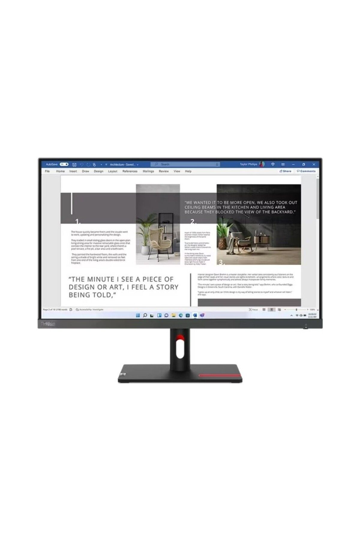 LENOVO THINKVISION S27I-30 63DFKAT4TK FHD 4MS 100HZ HDMI+VGA WLED MONITOR