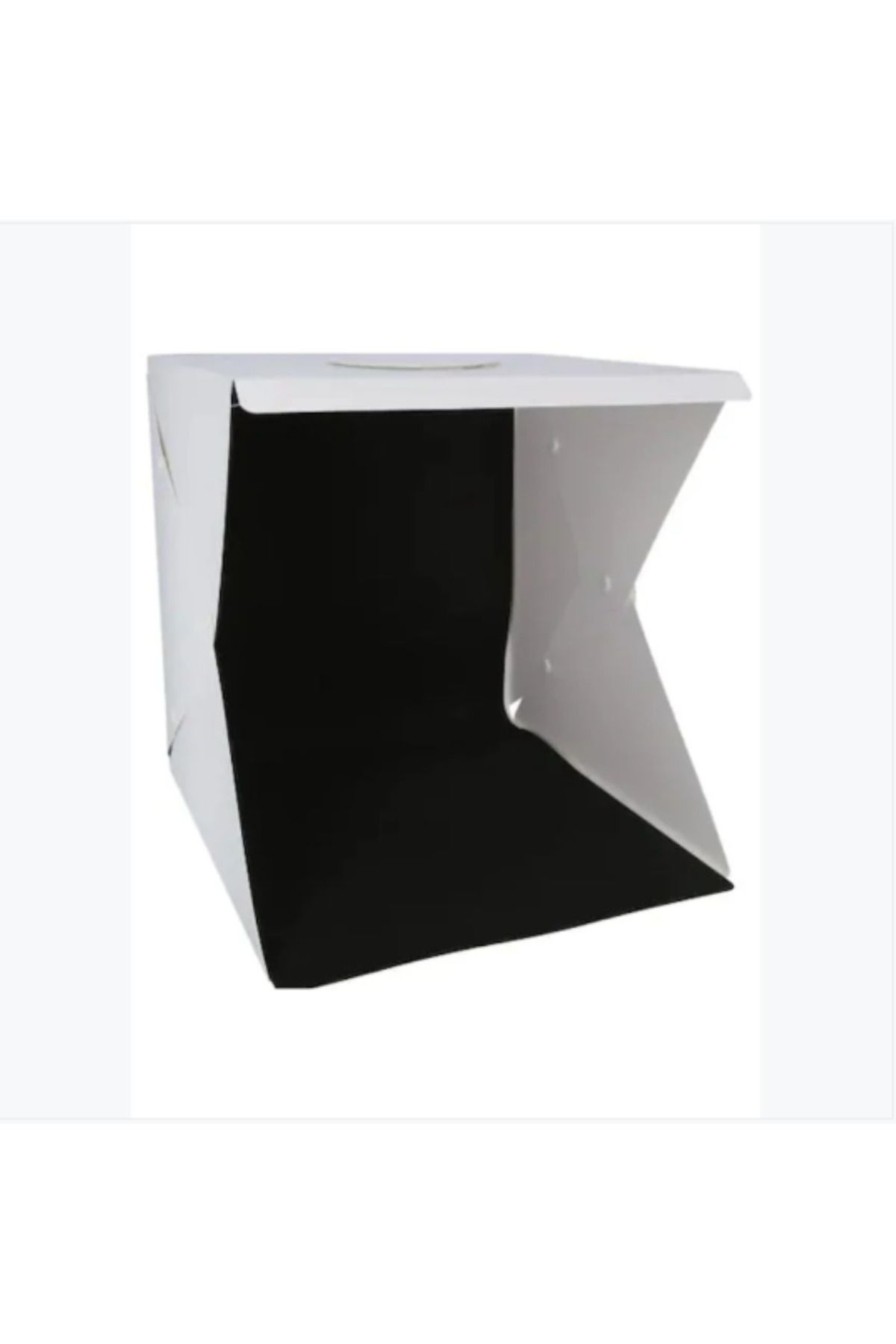 BerSel Butik 20 x 20 CM Profesyonel Stüdyo Led Işıklı Çift Sıra Ürün Fotoğraf Çekim Çadırı