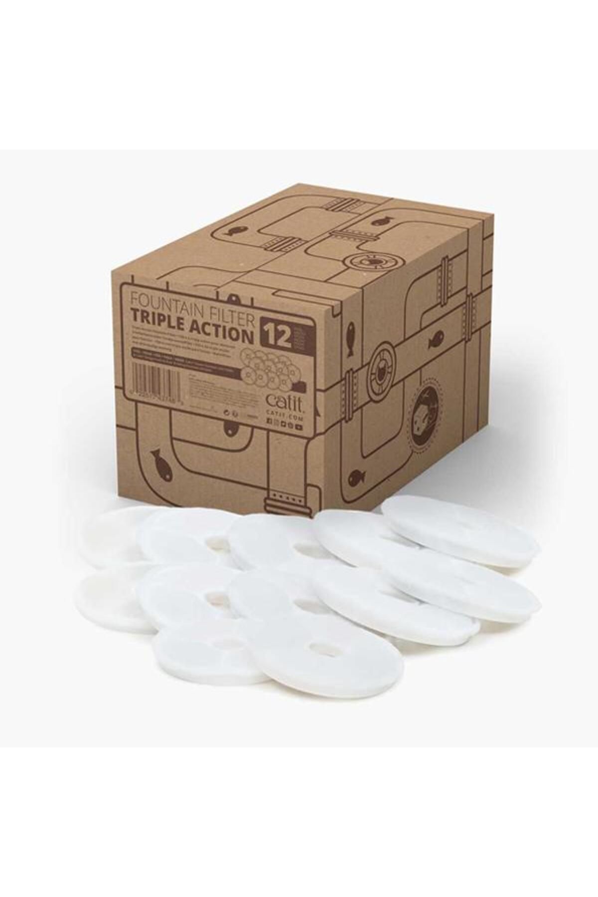 Catit-12 Pack Replacement Filter Cartridge - for 43742W 50023 55600 Models 1