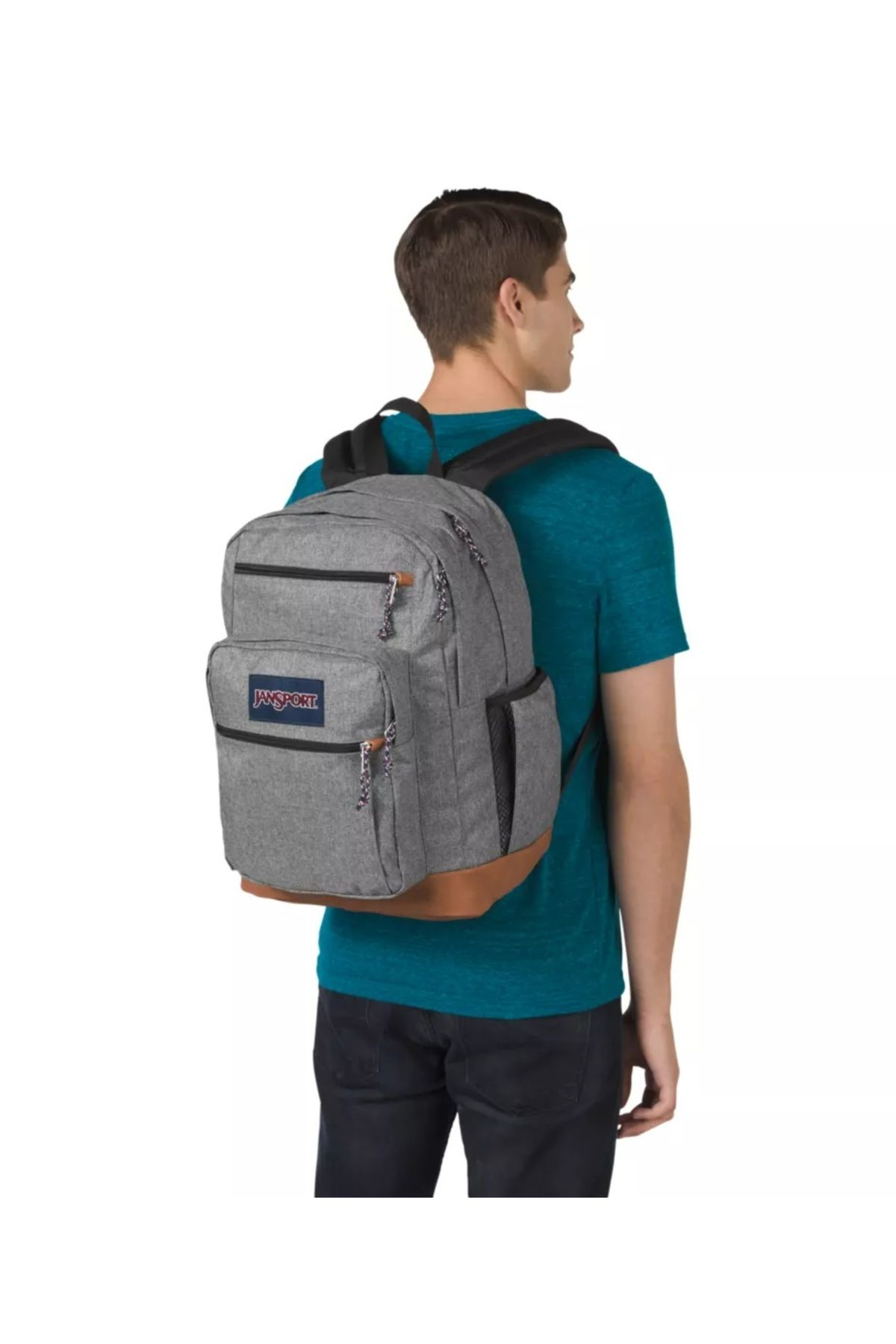 Jansport-Jansport Solid Backpack with Adjustable Straps and Zip Closure - 21x31x44 cms 5