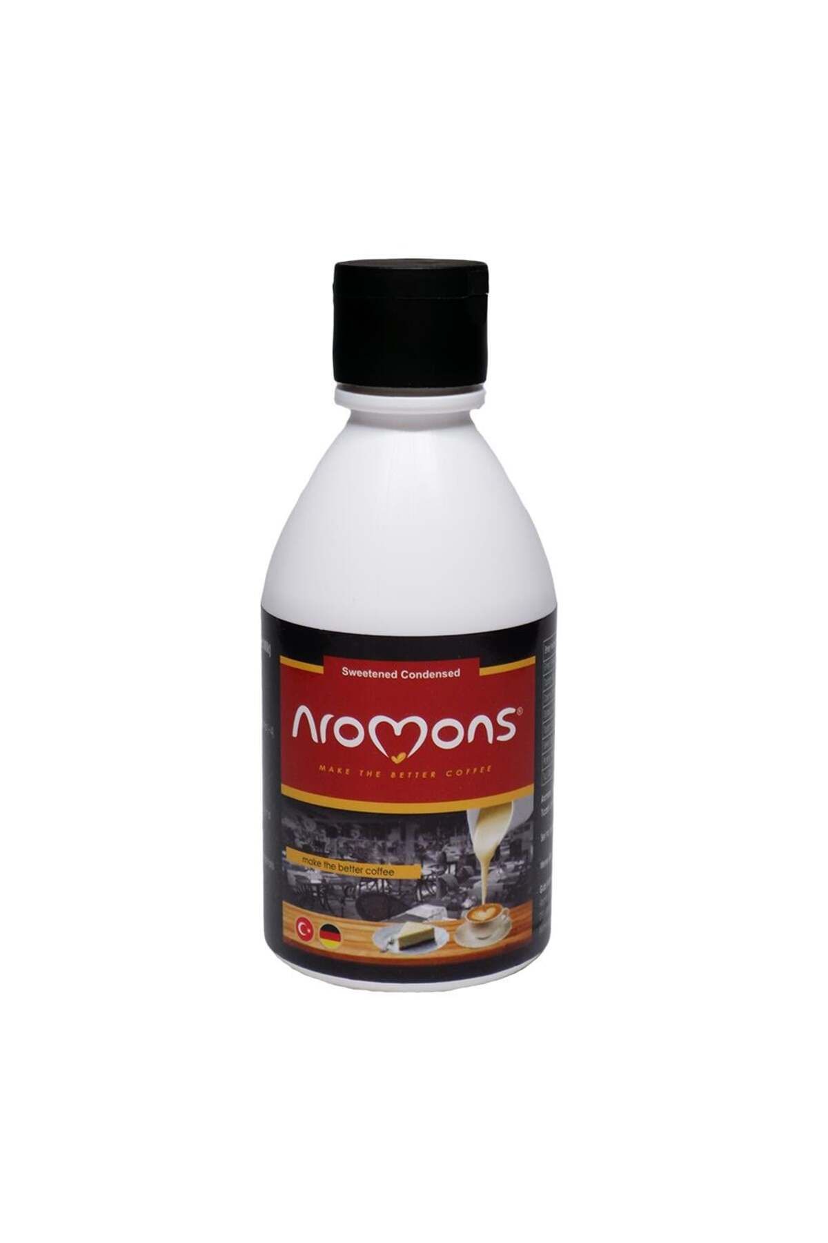 AROMONS Yoğunlaştırılmış Süt (Condensed) Plastik Şişe 300 Gr