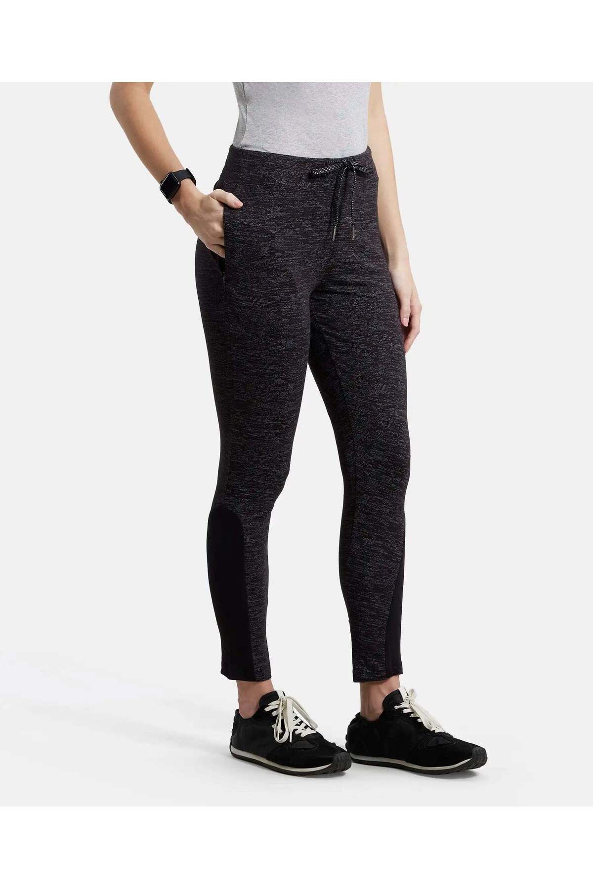 JOCKEY-Athleisure-Womens Yoga Pant AA01-01 Black 2