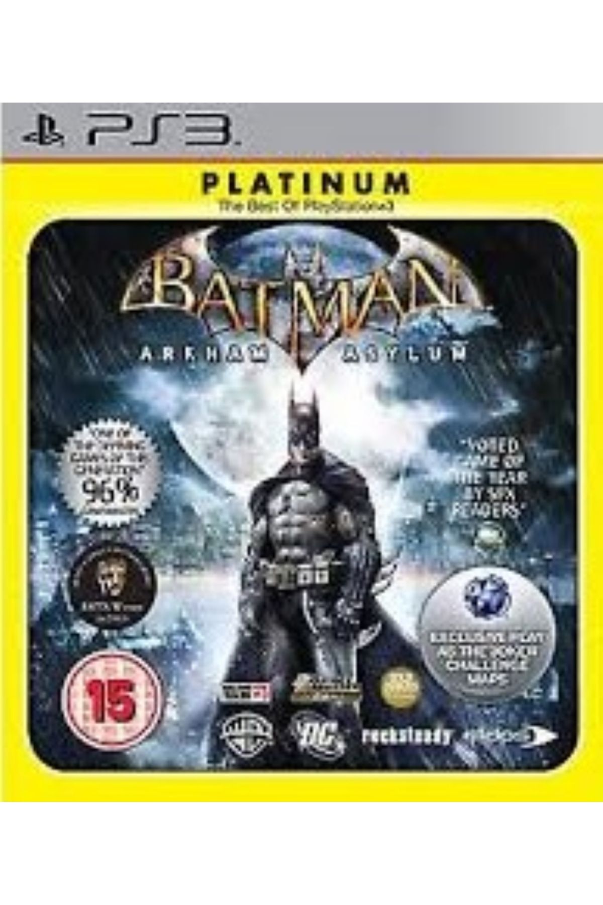 Wb Batman Arkham Asylum Platinum - PS3 OYUN