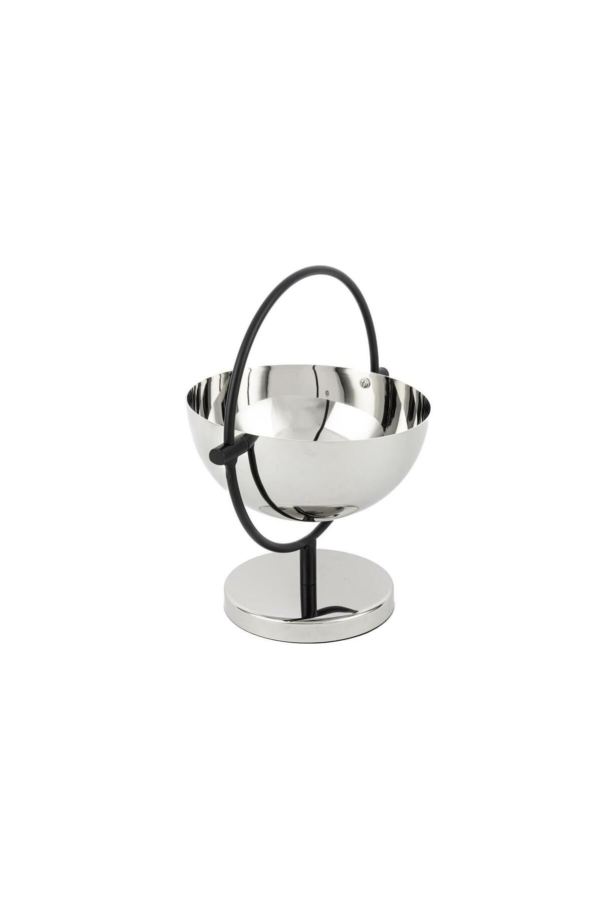 Mikasa Moor-Metal Bowl with Silver Legs 19X27 cm 3