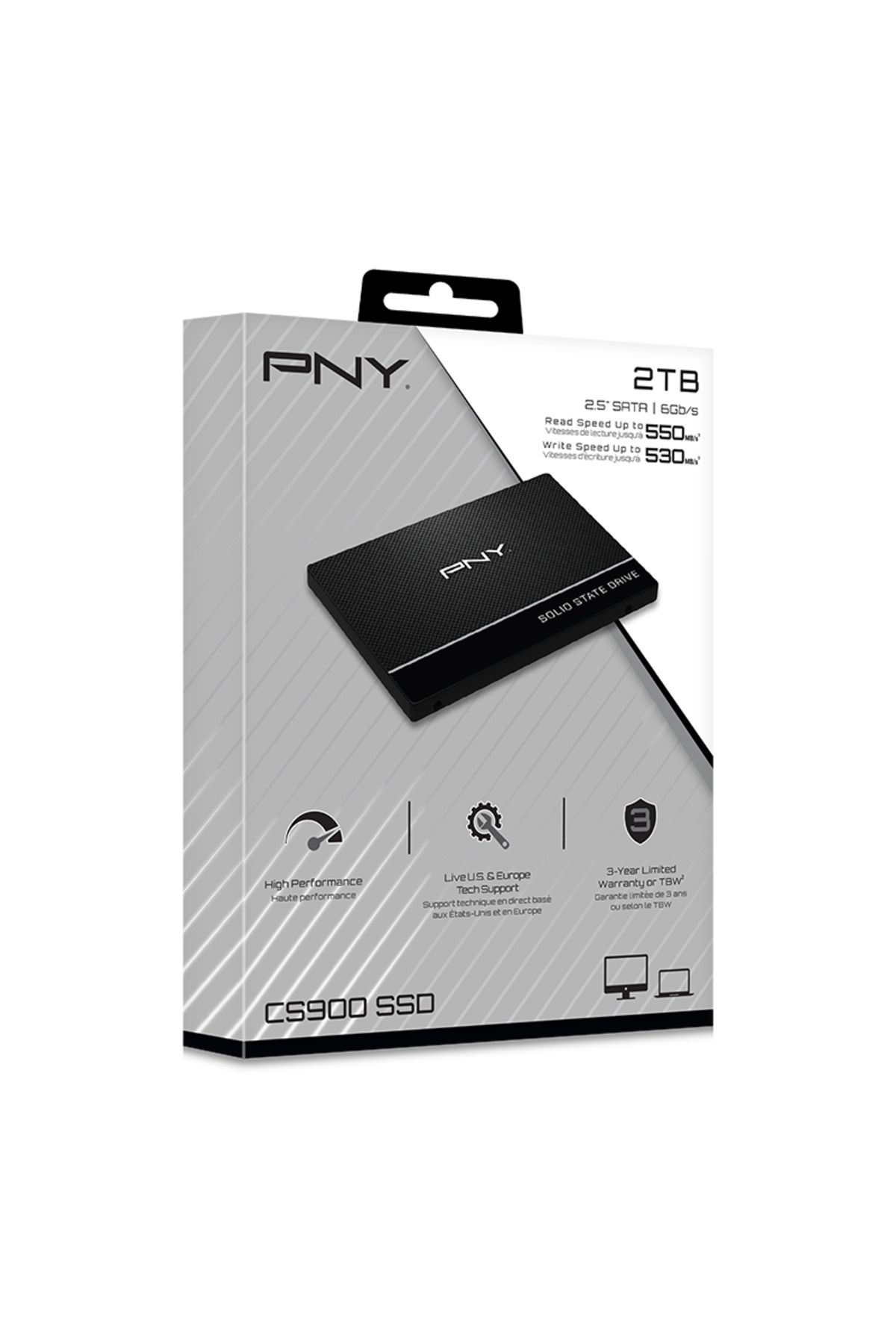 PNY 2TB PNY CS900 SSD 2,5" SSD (SSD7CS900-2TB-RB)