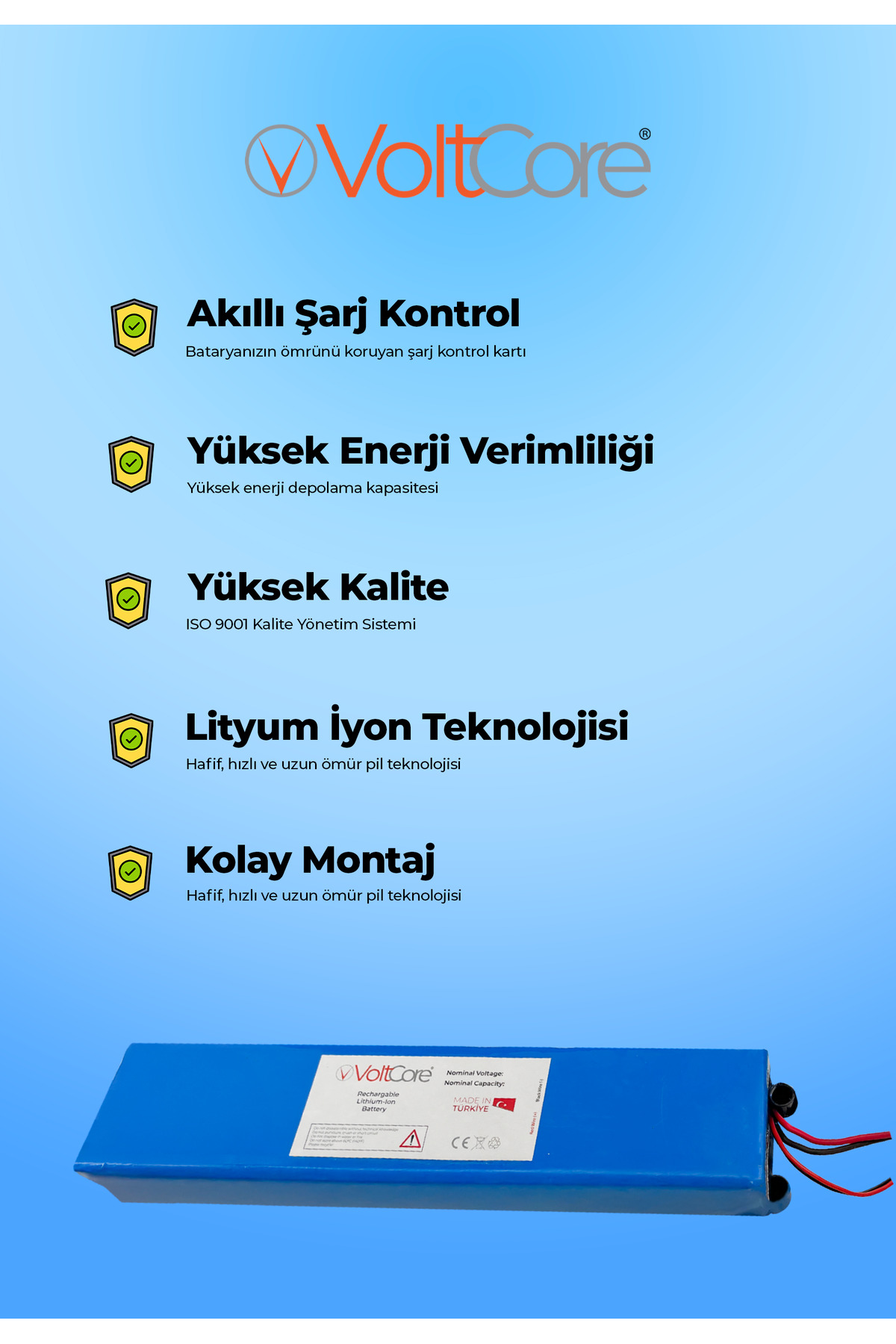 VoltCore Onvo OV-012 Batarya Scooter Bataryası Değişim (Yüksek Kapasite ...