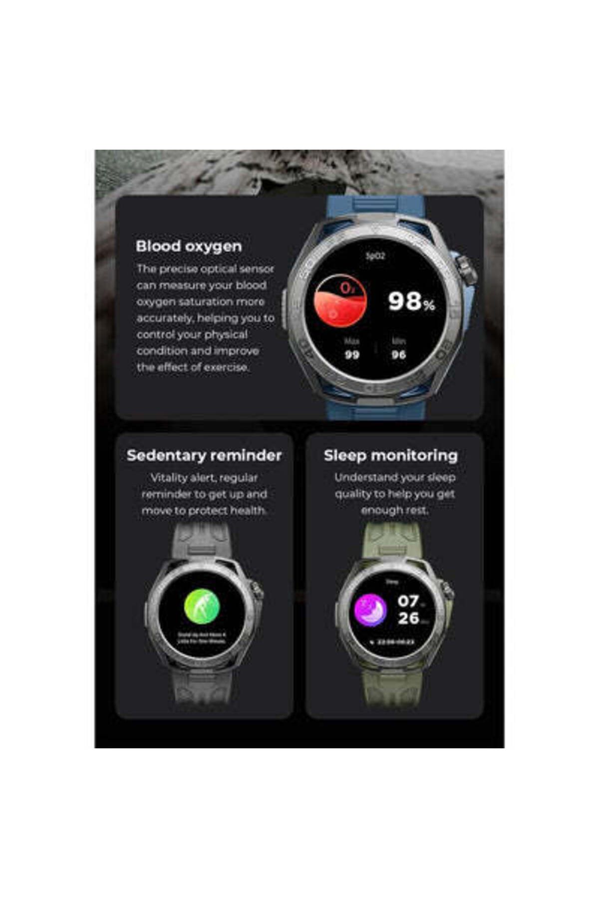 telux-VITAL Smart Calling Watch with 1.43” AMOLED Display, 2 Strap & AI Voice Assistant, Blue 5