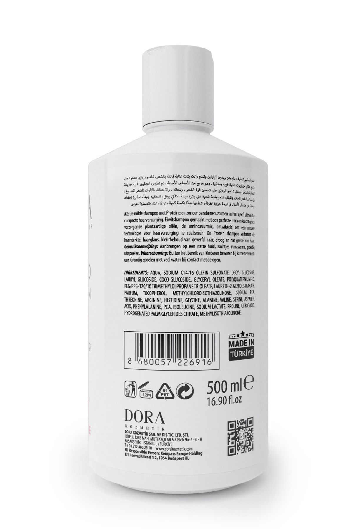 OrdoVeni-Hair Shampoo Protein |   Shampoo for Strengthening and Nourishing Hair 500ml 2