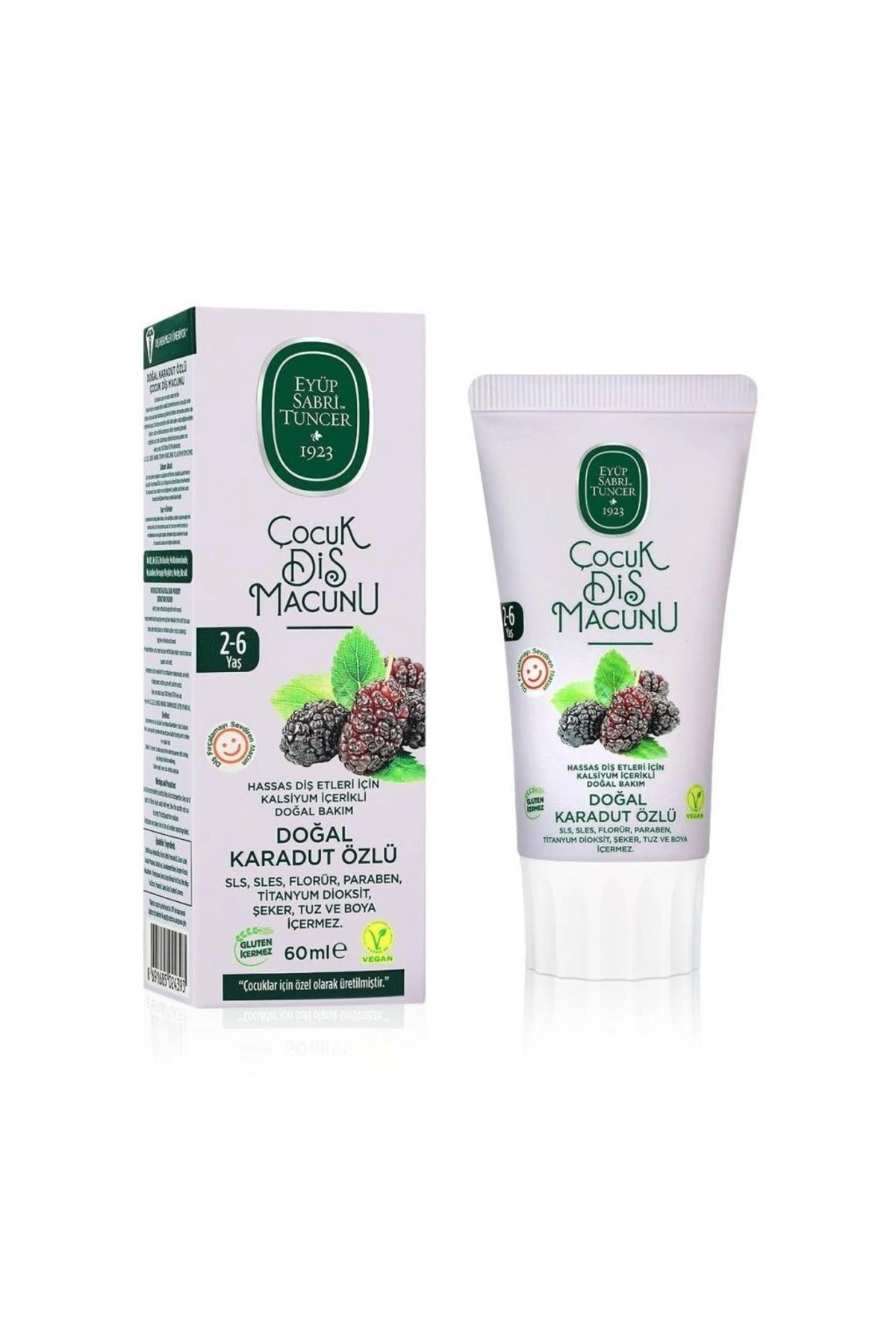 Eng Nessiworld Eyüp Sabri Tuncer Doğal Karadut Özlü Diş Macunu 2-6 Yaş 60ml