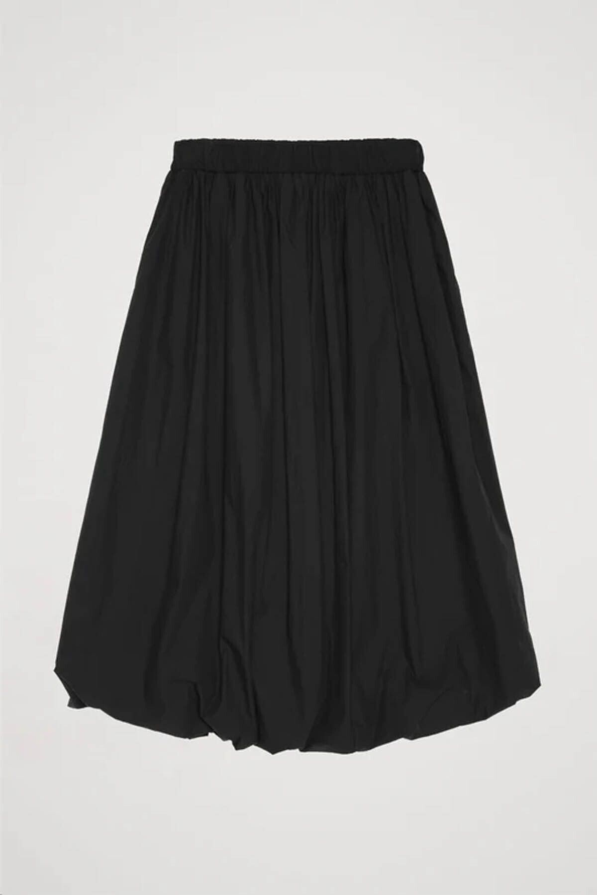 Quzu-Women's Black Skirt - Etk00029 Model 2