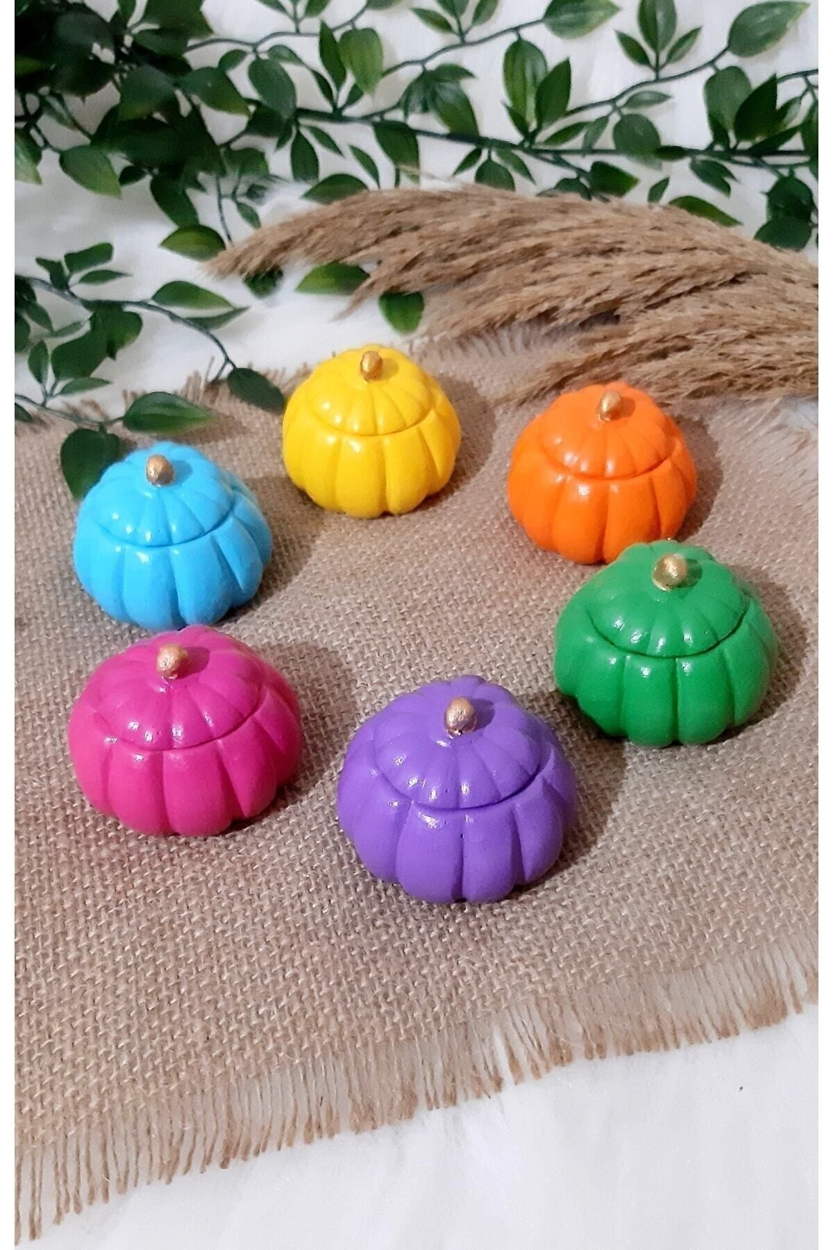 PULCA SHOP Kahve Yanı Sunumluk/kabak Lokumluk/drajelik 6-adet