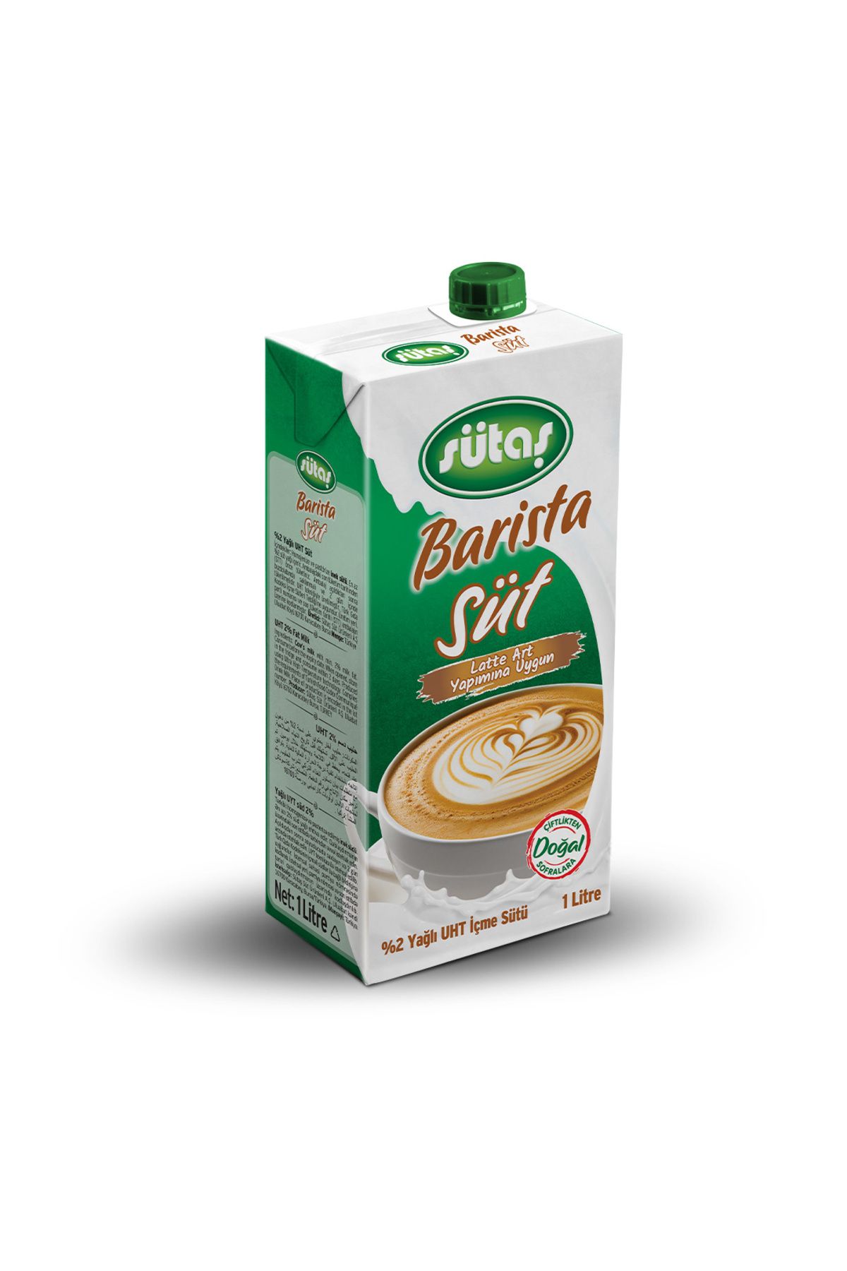 Sütaş Barista Fat UHT Milk 1 Litre X 4 Adet