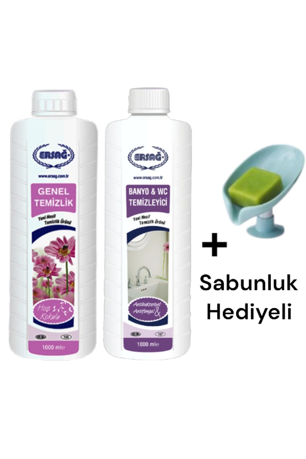 Ersağ Genel Temizlik 1000 ML -Banyo Wc Temizleyici 1000 ML+  105- 95