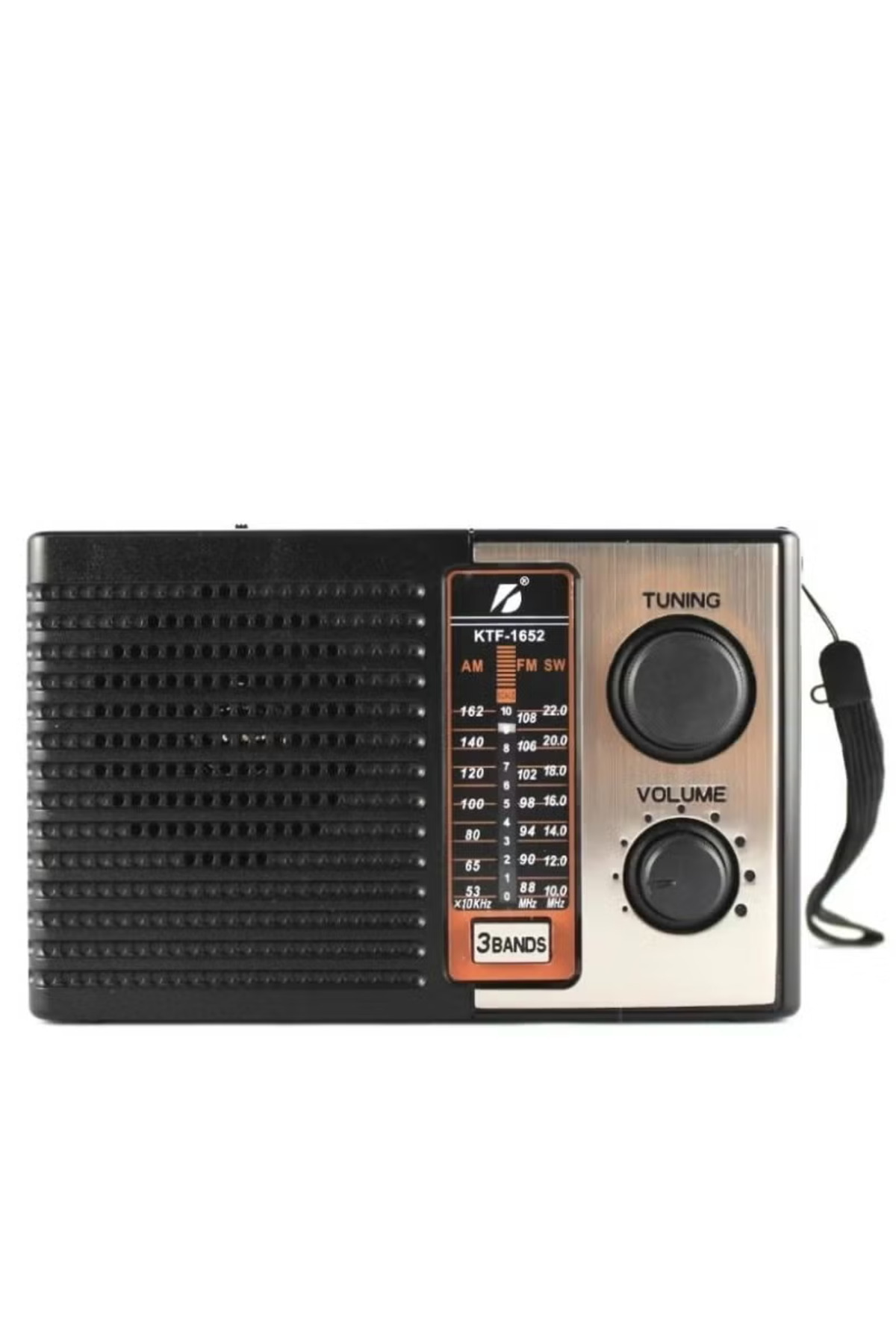 Radio Portatile BliMySwe Con Bluetooth, USB, TF, AM/FM/SW – Ricaricabile, Batteria 1200mAh, Antenna 360°