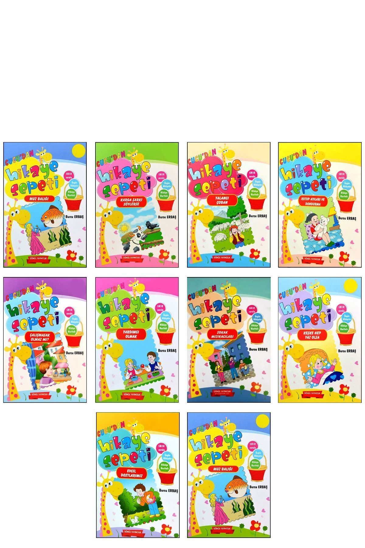 GÖNÜL YAYINCILIK Okumayı Sevdiren 1.sınıf Hikaye Sepeti (10 KİTAP RENKLİ RESİMLİ) fotoğrafı 4 (önizleme)