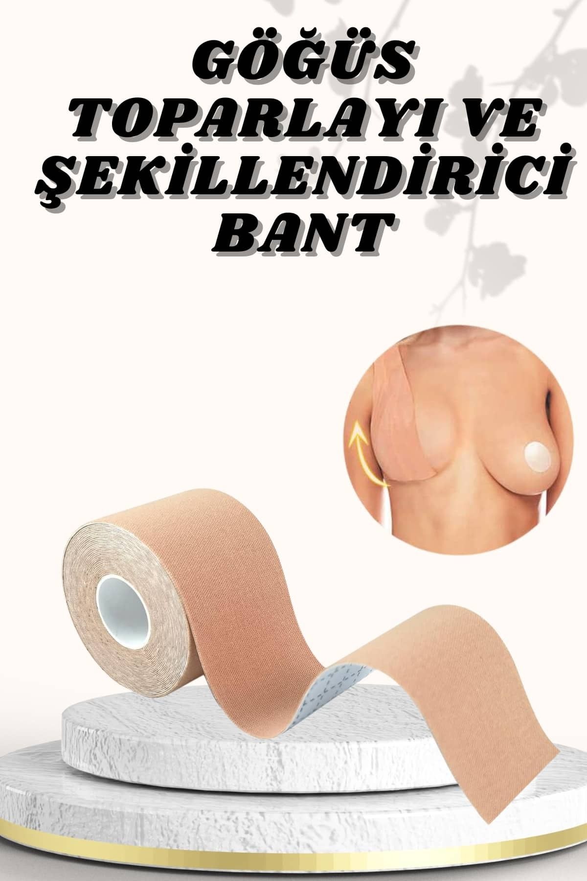 teknodayım Göğüs Bandı Toparlayıcı ve Şekillendirici Tere ve Suya Dayanıklı Esnek Yapılı Hassas Ciltlere Uygun