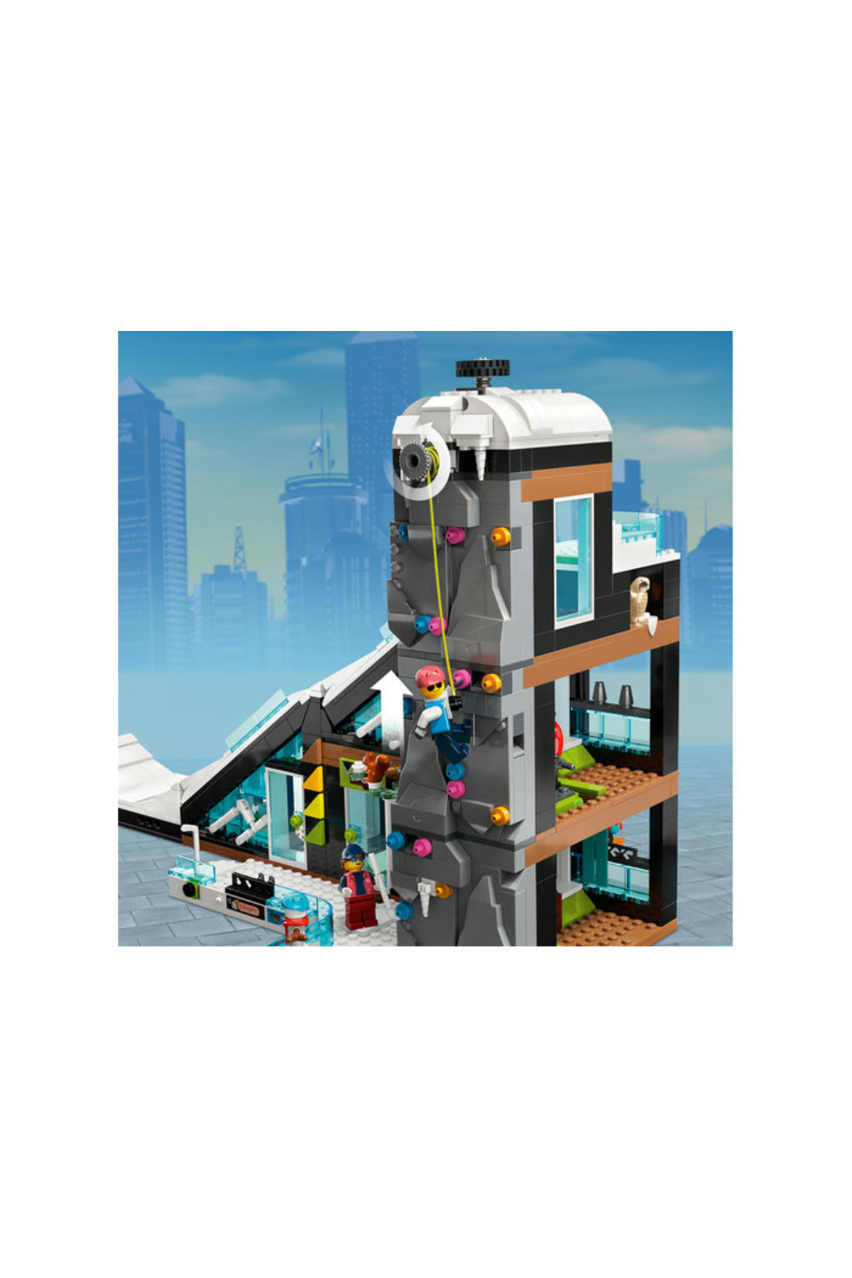 سیتی ۶۰۳۶۶ مجموعه ساختوساز اسباببازی اسکی و کوهنوردی مدل - ۱۰۵۴ قطعه