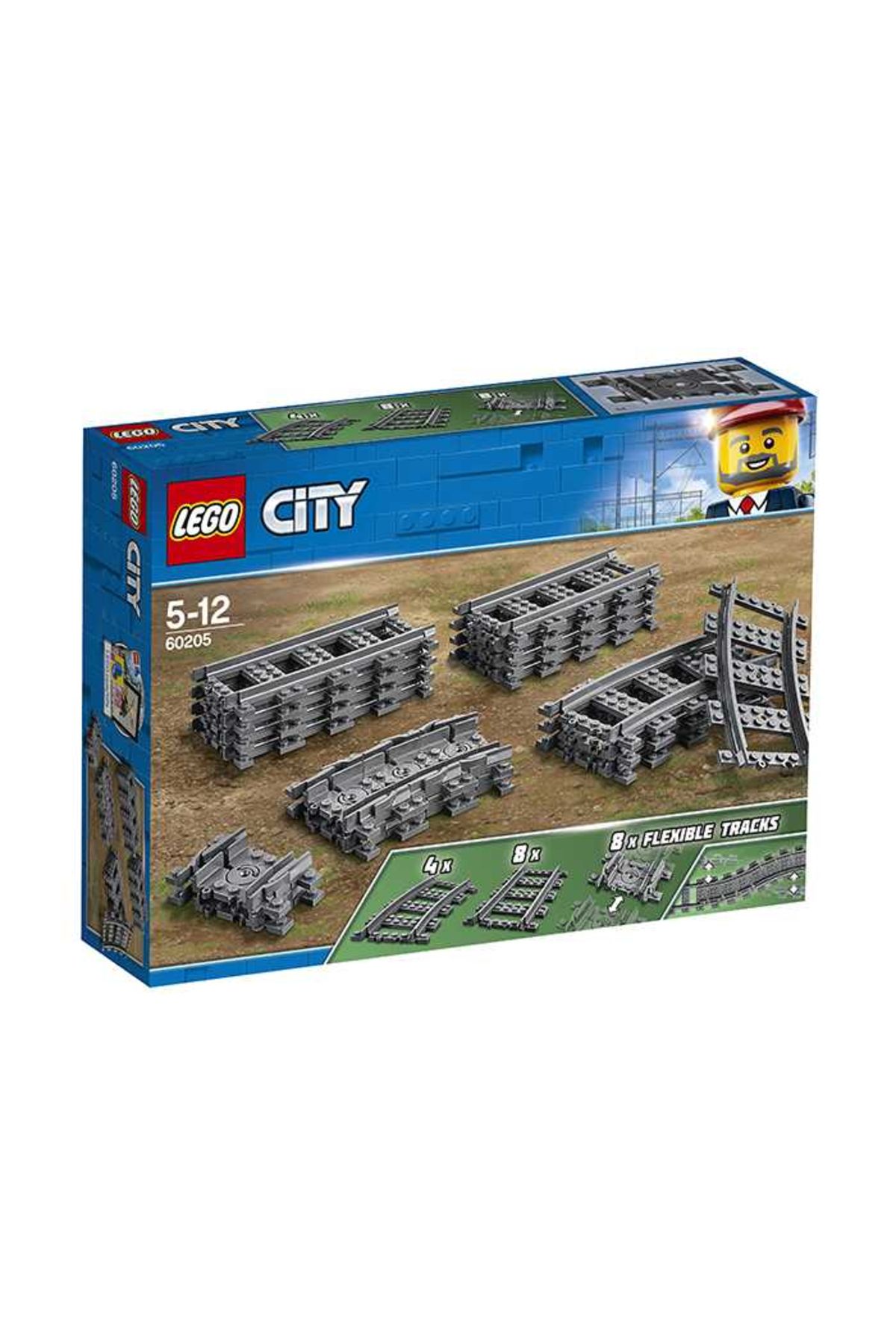 LEGO-® City Rails 60205 - Toy Construction Set for Kids (20 Pieces) 5