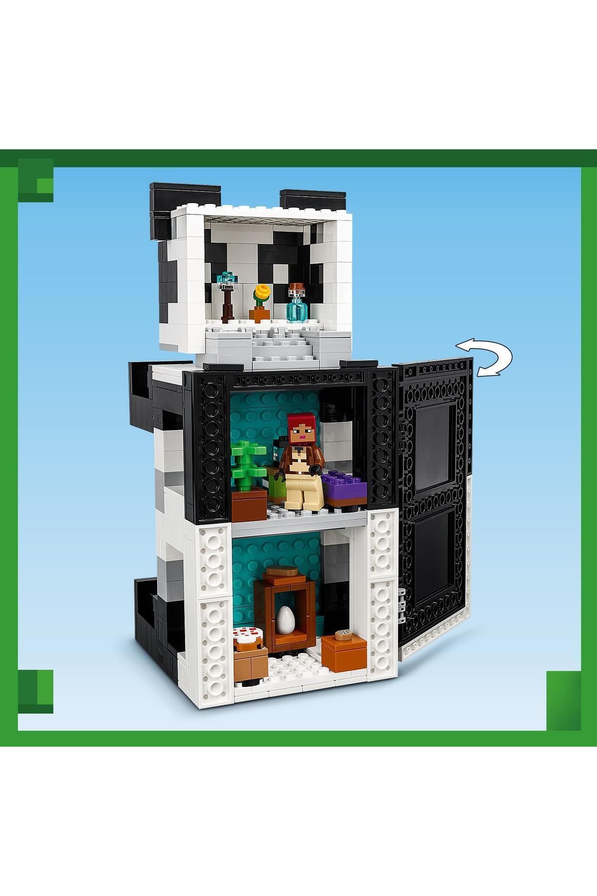 ست ساخت سازه ®Minecraft® مدل پناهگاه پاندای LEGO شماره 21245 برای کودکان 8 سال به بالا (553 قطعه) LEGO