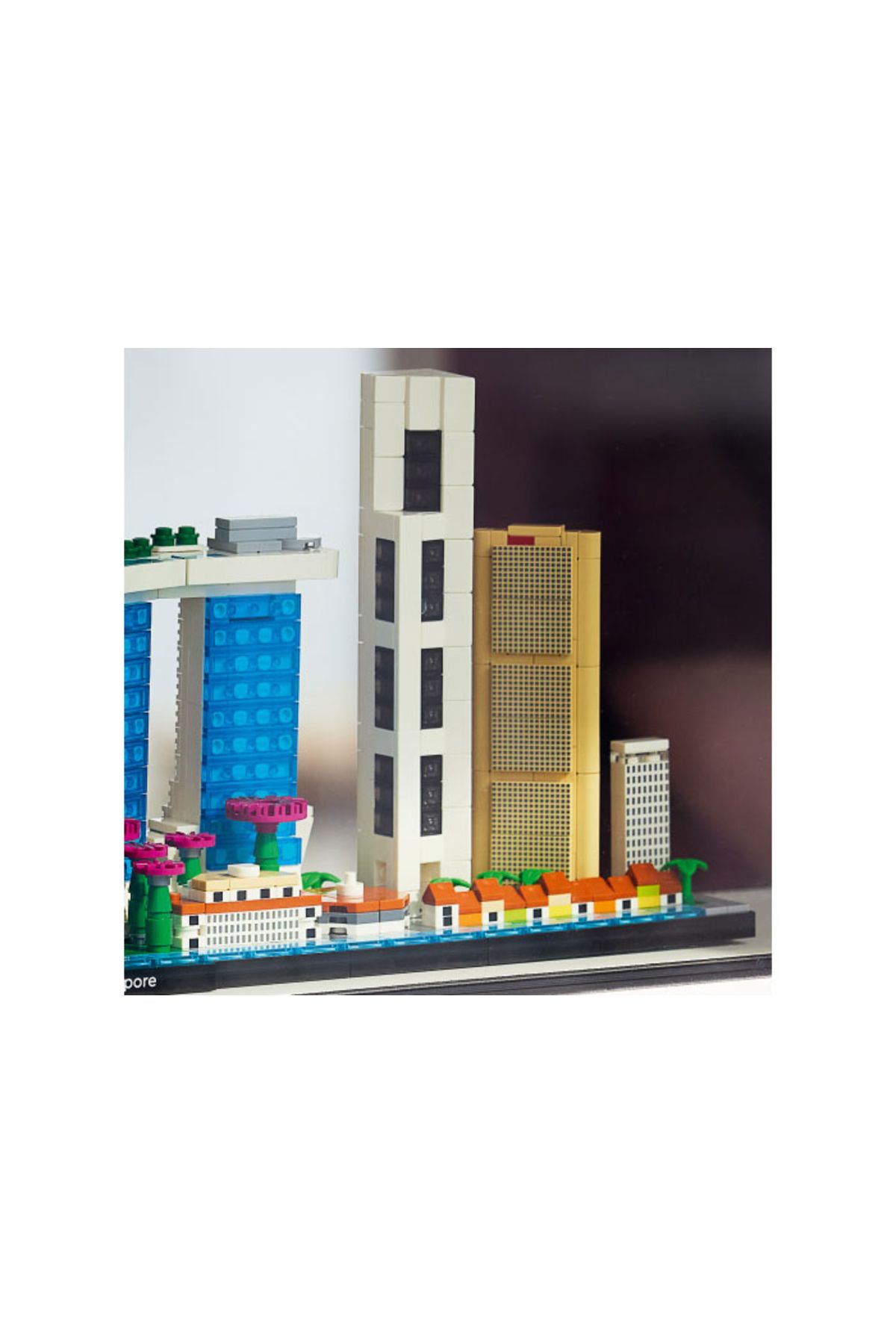 LEGO لگو ست ساختمان کلکسیونی برای بزرگسالان معماری سنگاپور 21057 (827 قطعه)