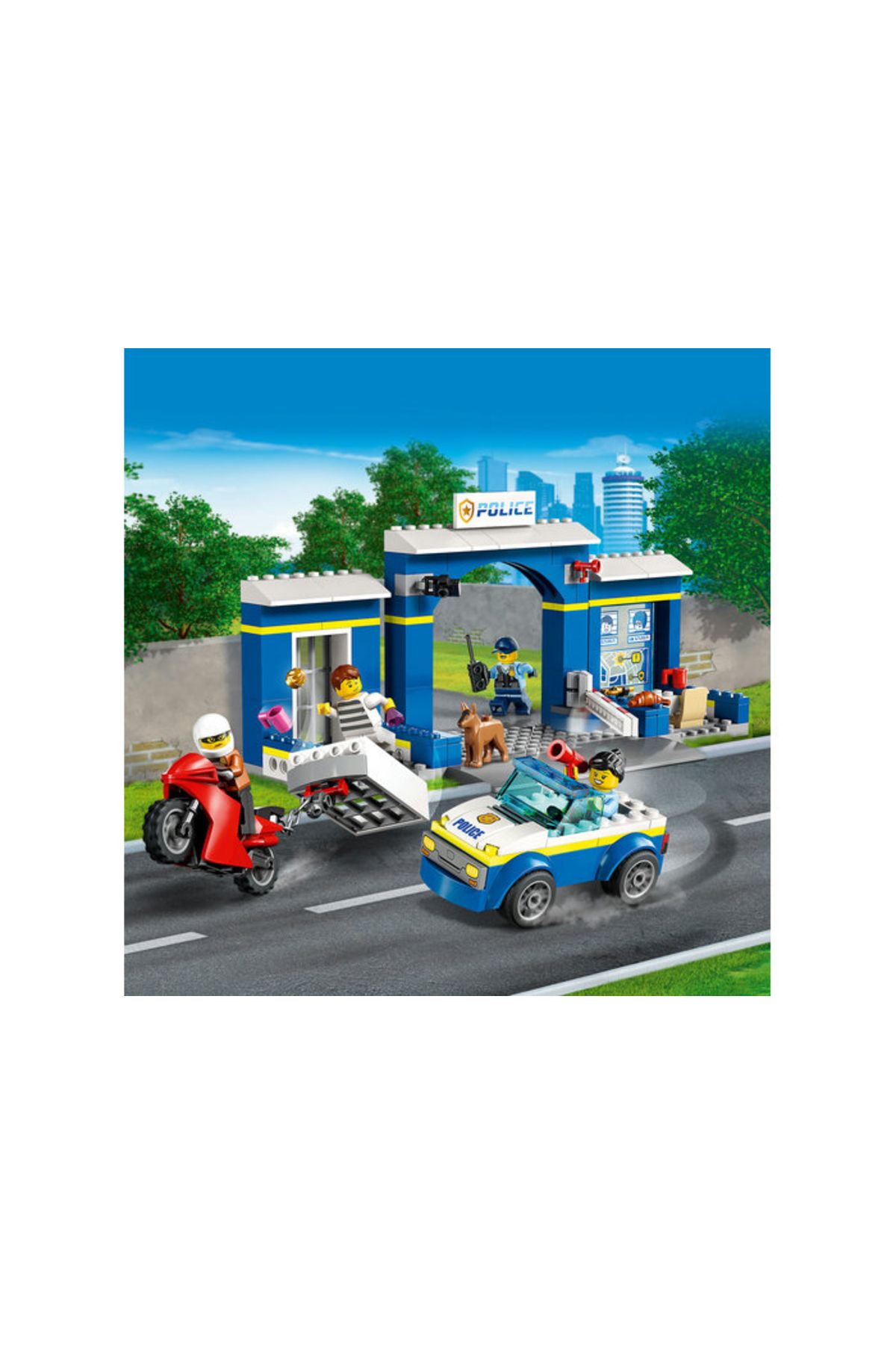 لگو City مرکز پلیس و تعقیب دزد بازی هیجان‌انگیز   LEGO
