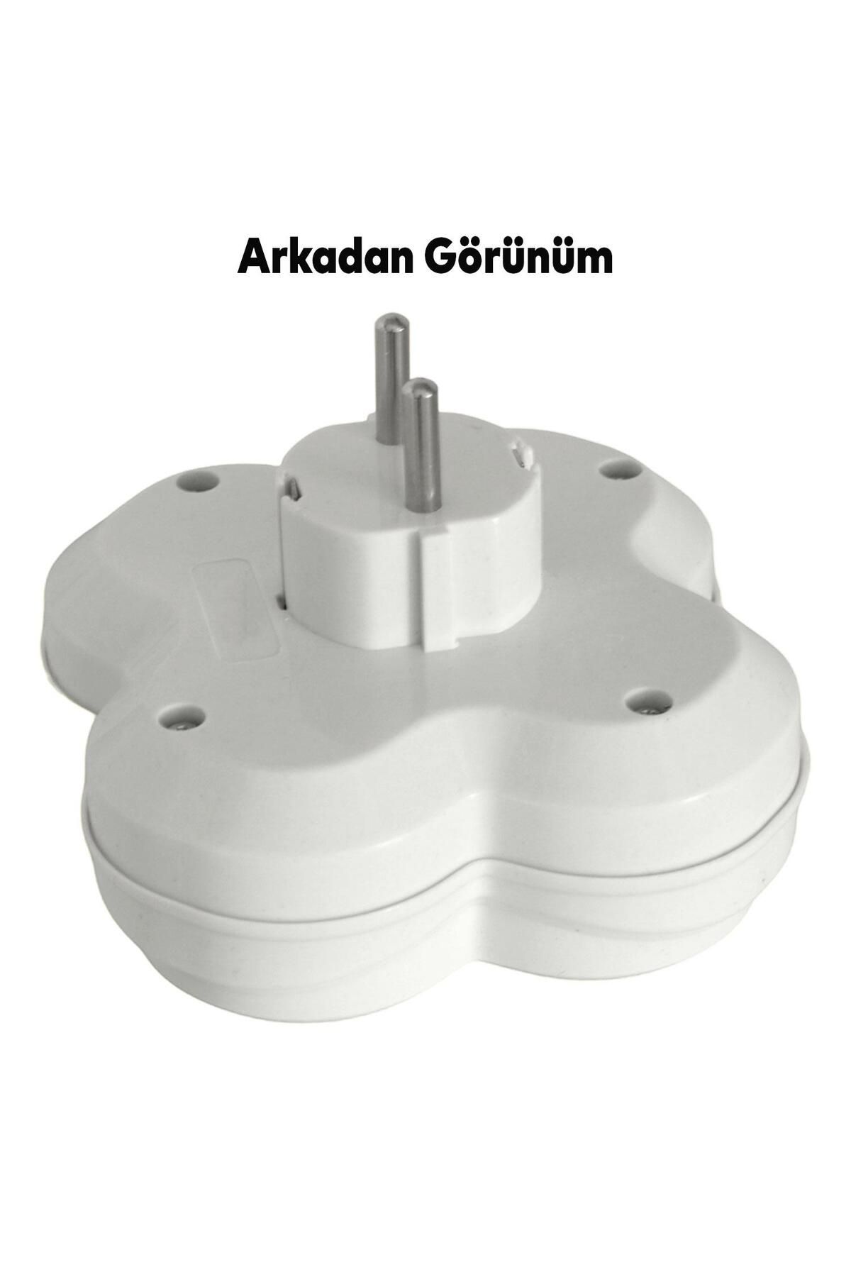 Badem10-4-Piece Four-Piece Golyat Wireless Grounded Multi-Group Socket Duplicate Four-Piece Plug Piriz 3
